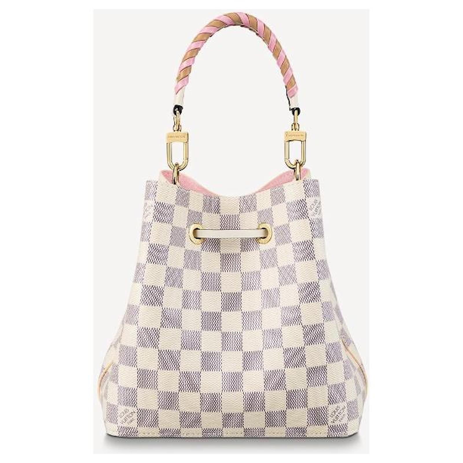 Louis Vuitton Neonoe BB Damier Azur/Pink in Coated Canvas/Leather with  Gold-tone - GB