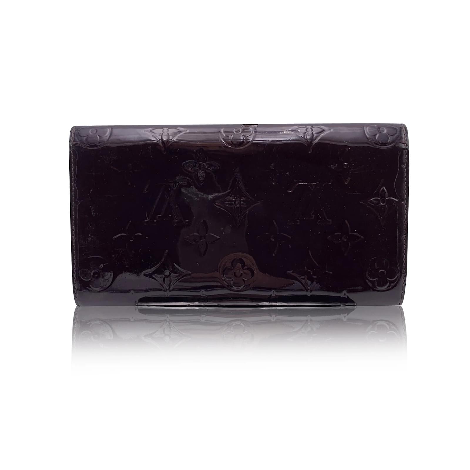 Louis Vuitton Amarante Monogram Vernis Sarah Continental Wallet