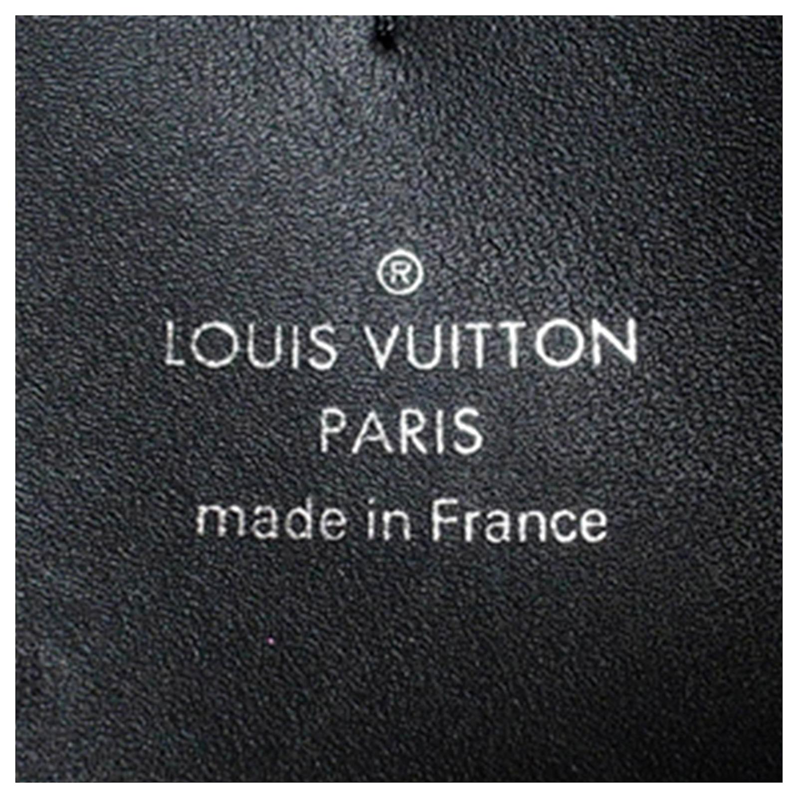 Louis Vuitton Brown Monogram Reverse Dauphine Dark brown Leather Cloth  Pony-style calfskin ref.321177 - Joli Closet