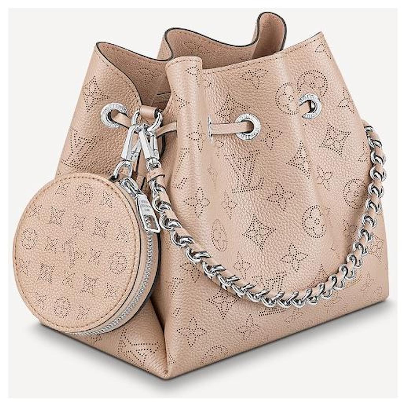 Louis Vuitton Bella Bucket Bag Mahina Leather Pink