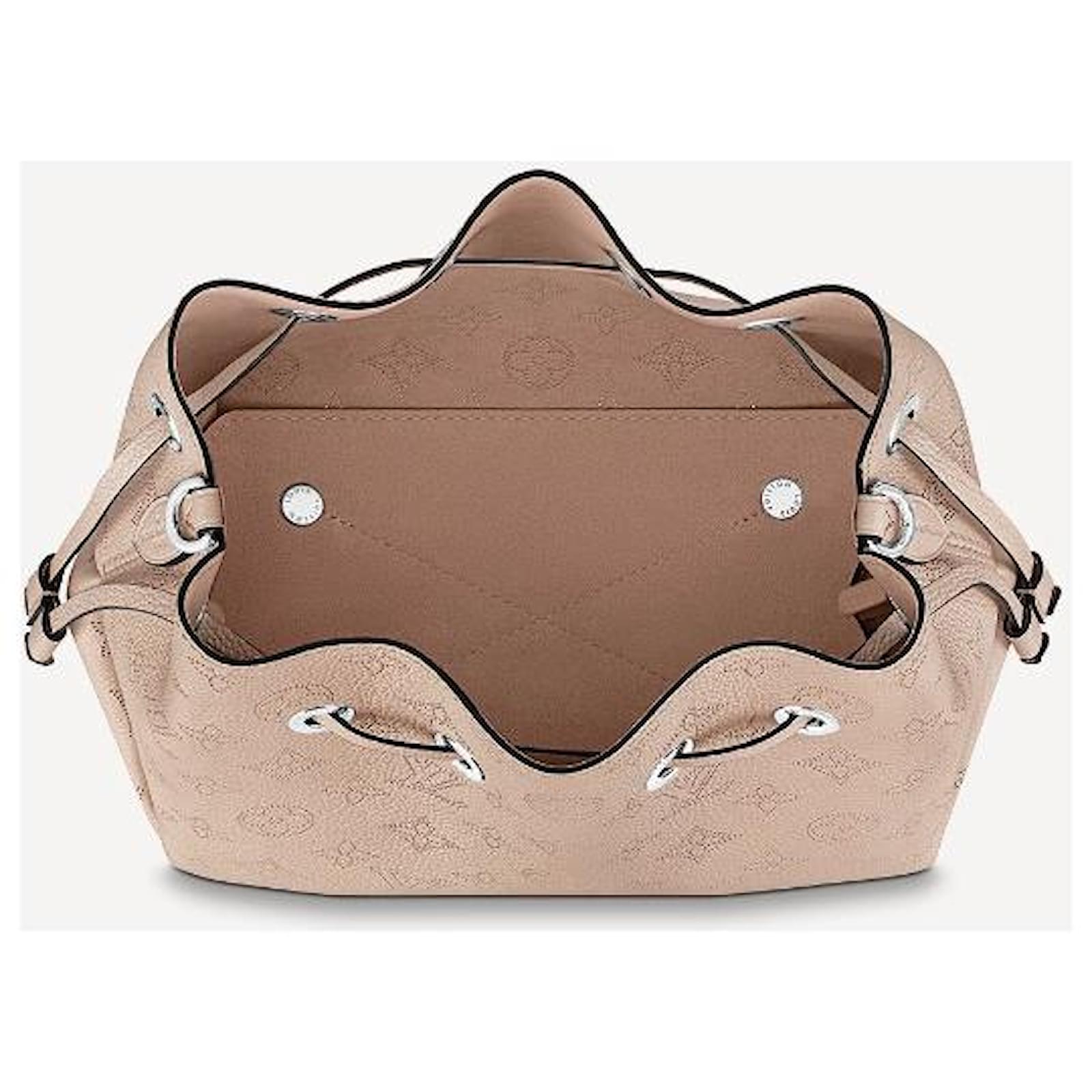 Louis Vuitton Bella Bucket Bag Beige Leather