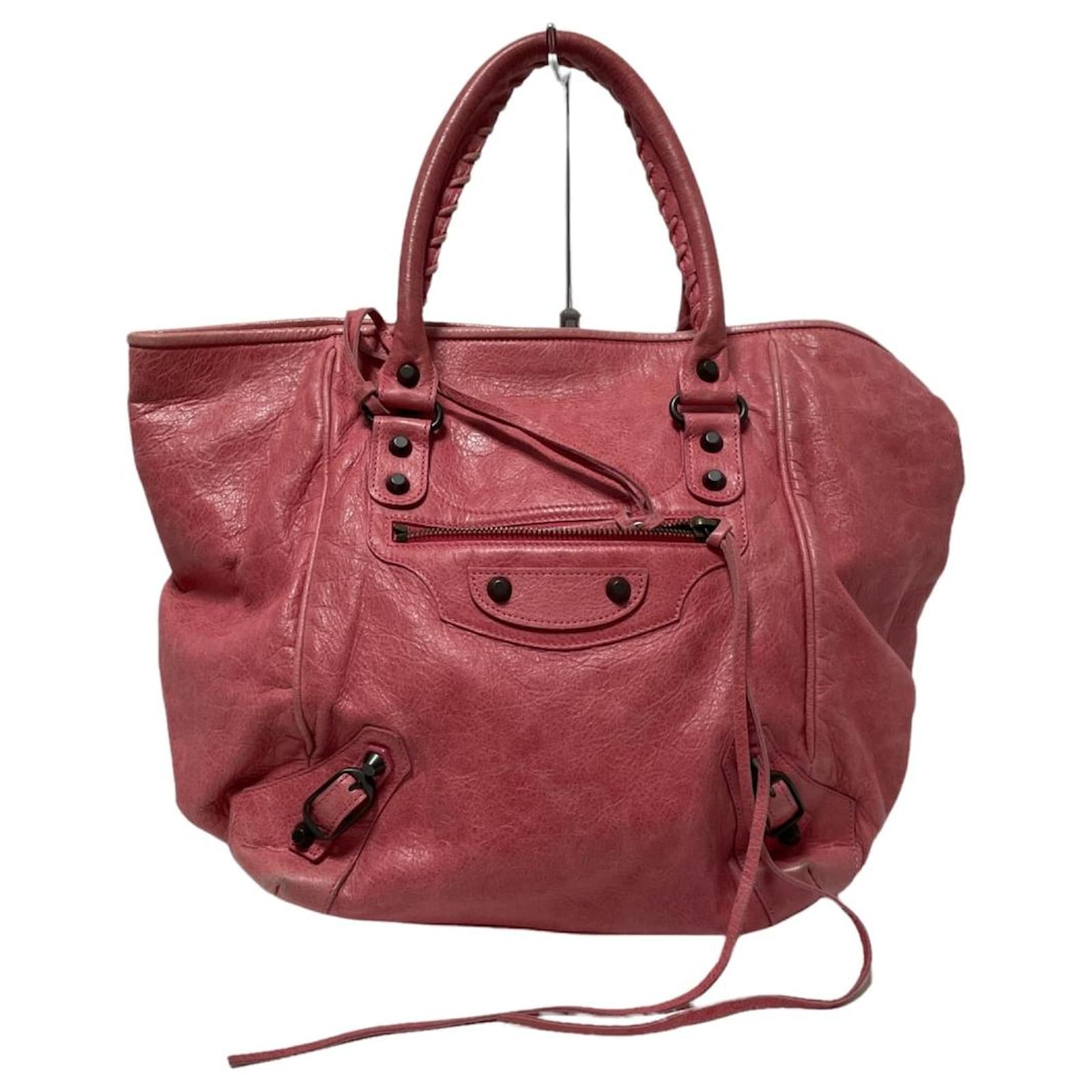 Balenciaga The Sunday Pink Leather ref.496463 - Joli Closet