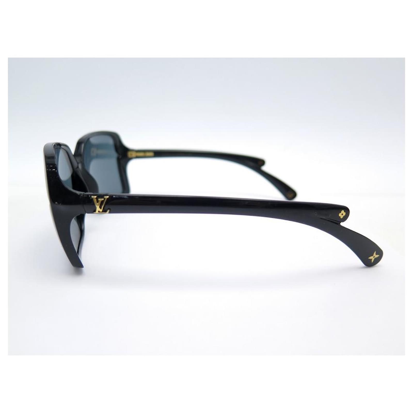 Louis Vuitton Sonnenbrille, schwarz, Damen