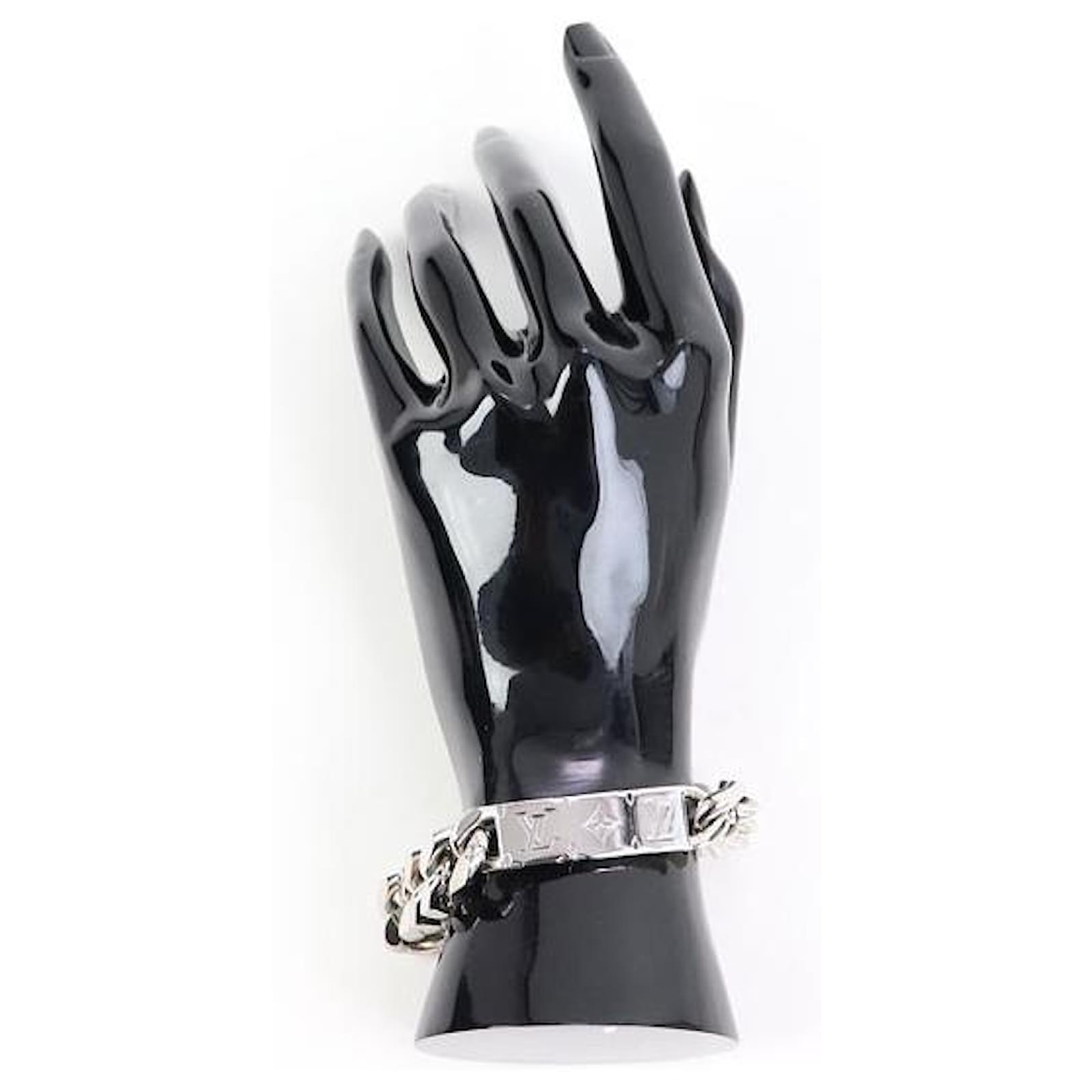 Réplica Louis Vuitton Monogram Chain Bracelet M62486 Plata para la venta  con precio barato en la tienda de bolsos falsos