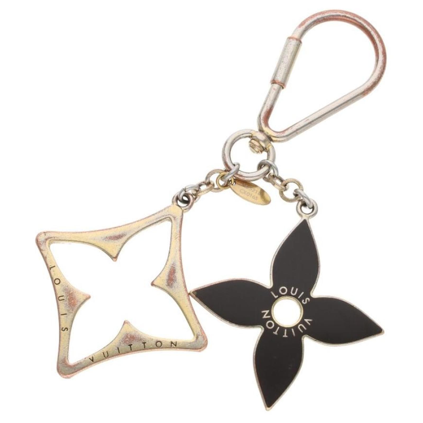 Other jewelry [Used] Louis Vuitton / LOUIS VUITTON [M65218 Portocre Puzzle]  Flower Keychain Golden ref.496941 - Joli Closet