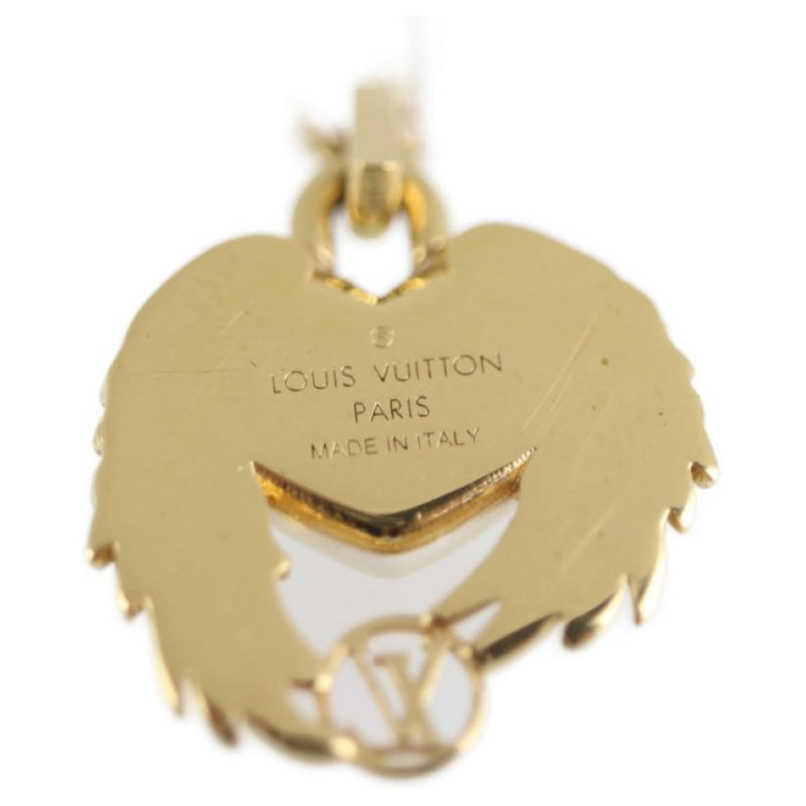 LOUIS VUITTON Louis Vuitton Collier Locket LV Galaxy 2019 Necklace M2220  Metal Mother of Pearl Silver White Pendant