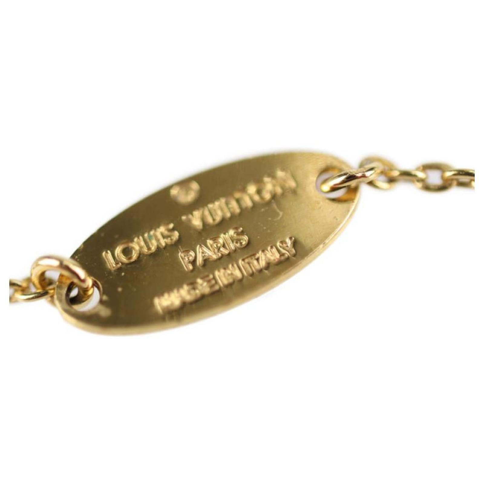 Used] Louis Vuitton Collier Louis Zette M00365 Necklace Metal Gold Golden  ref.498289 - Joli Closet