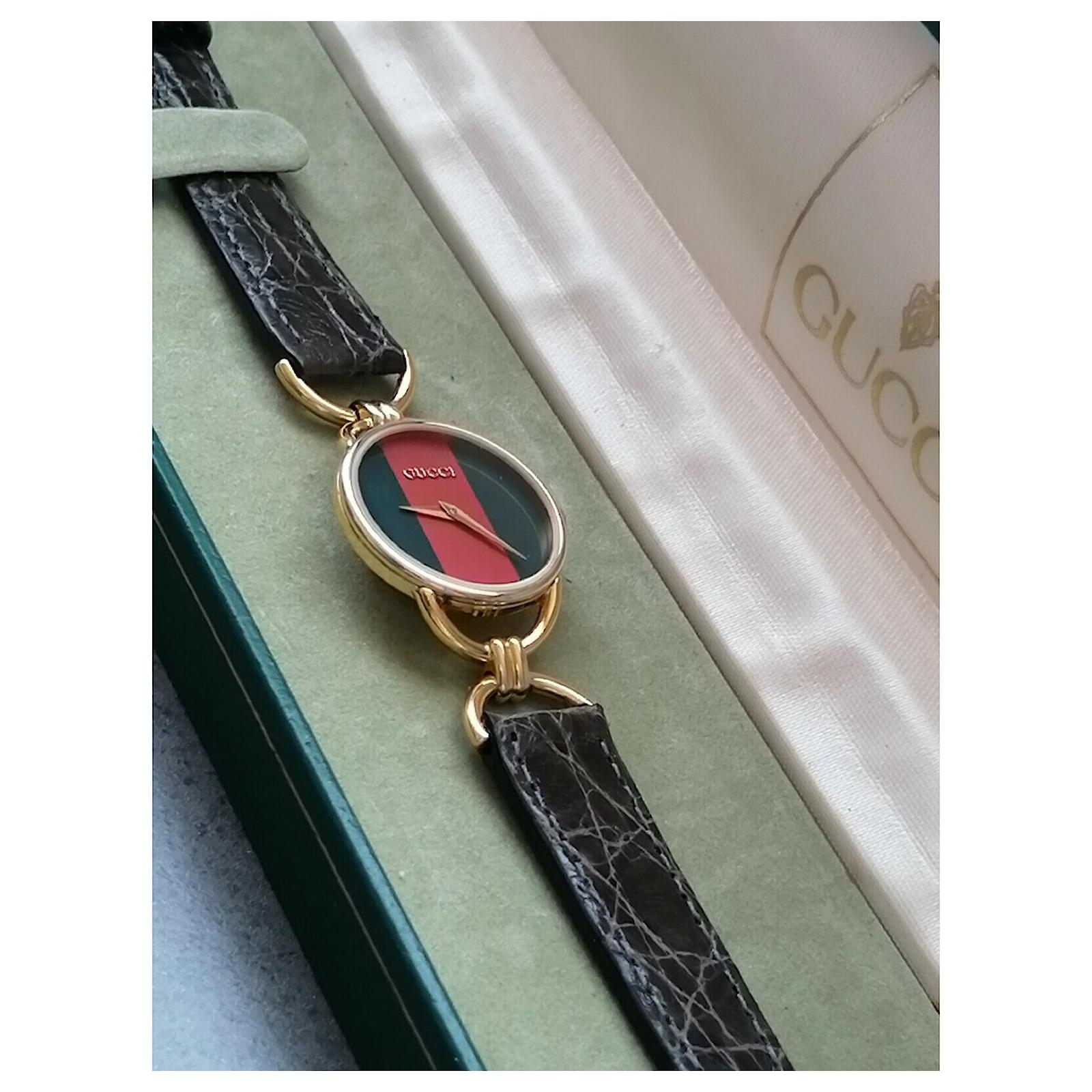 gucci 6000.2.L Ladies Wristwatch Golden Gold-plated ref