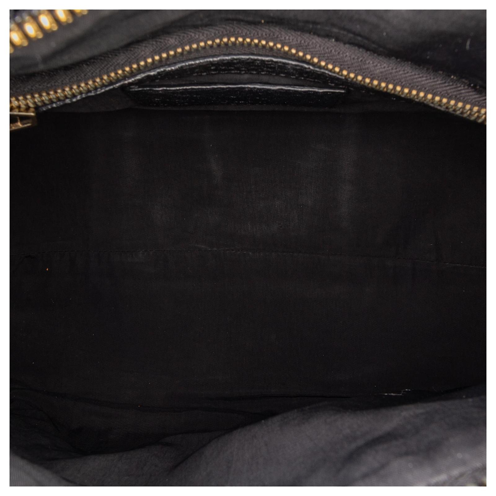 Alexander Wang Black Daria Leather Satchel Pony-style calfskin ref
