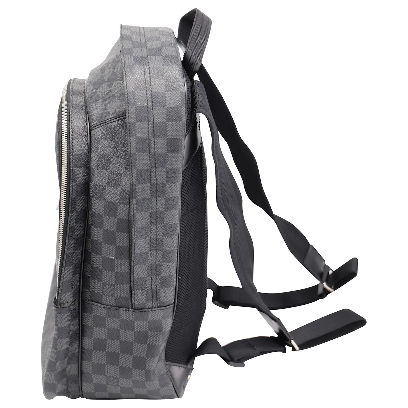 Louis Vuitton Michael Damier Backpack in Grey Coated Canvas Cloth