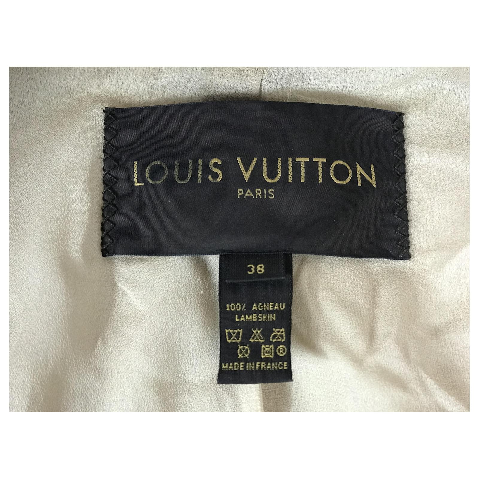 Louis VUITTON: Jacket size 36 Collector Golden Leather ref.500116