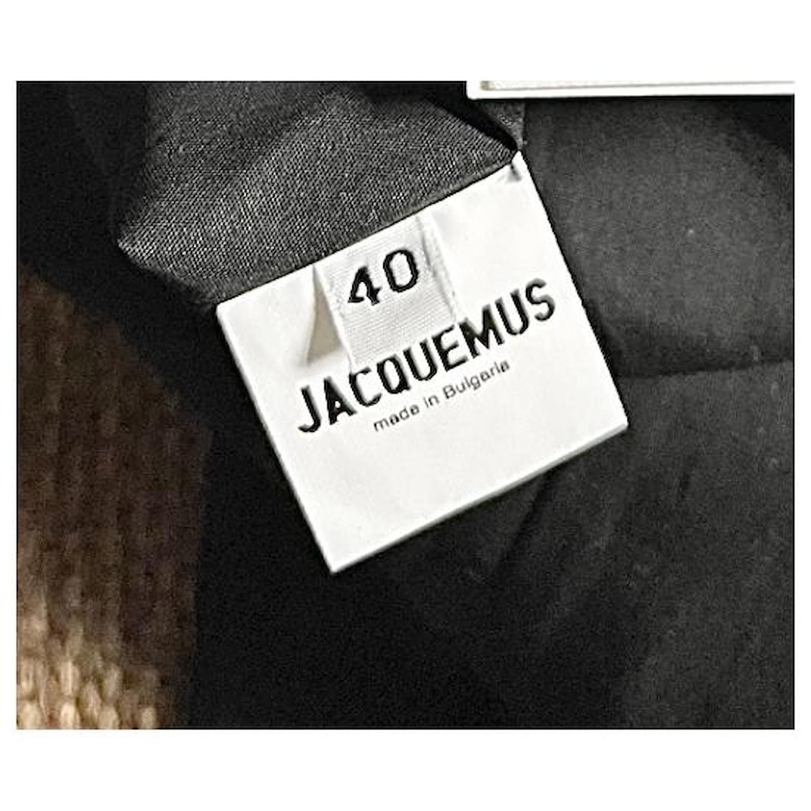 Jacquemus La Bomba Black Cotton Wool ref.500284 - Joli Closet
