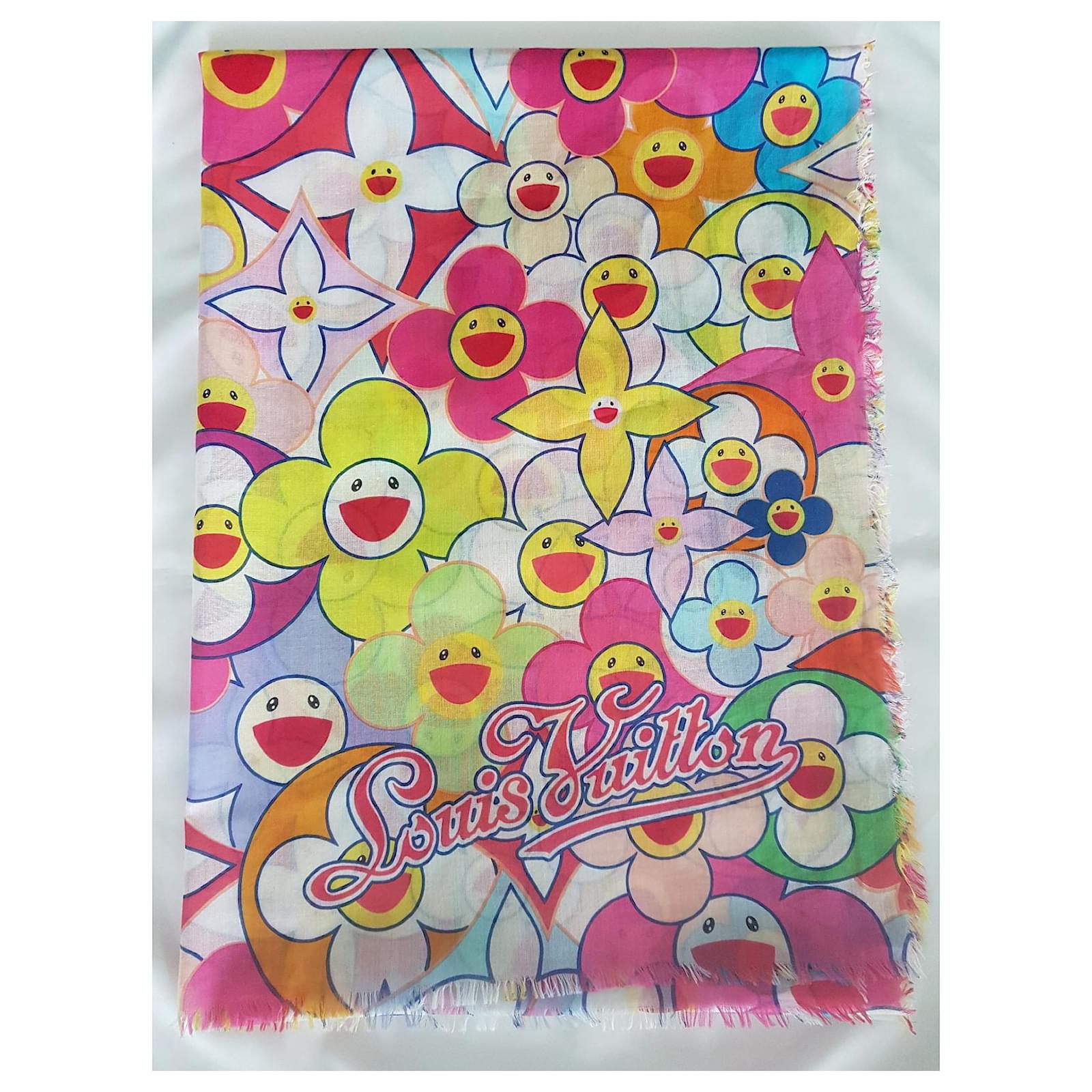 LOUIS VUITTON x Takashi Murakami Cosmic Blossom Multiple colors Cotton  ref.500666 - Joli Closet