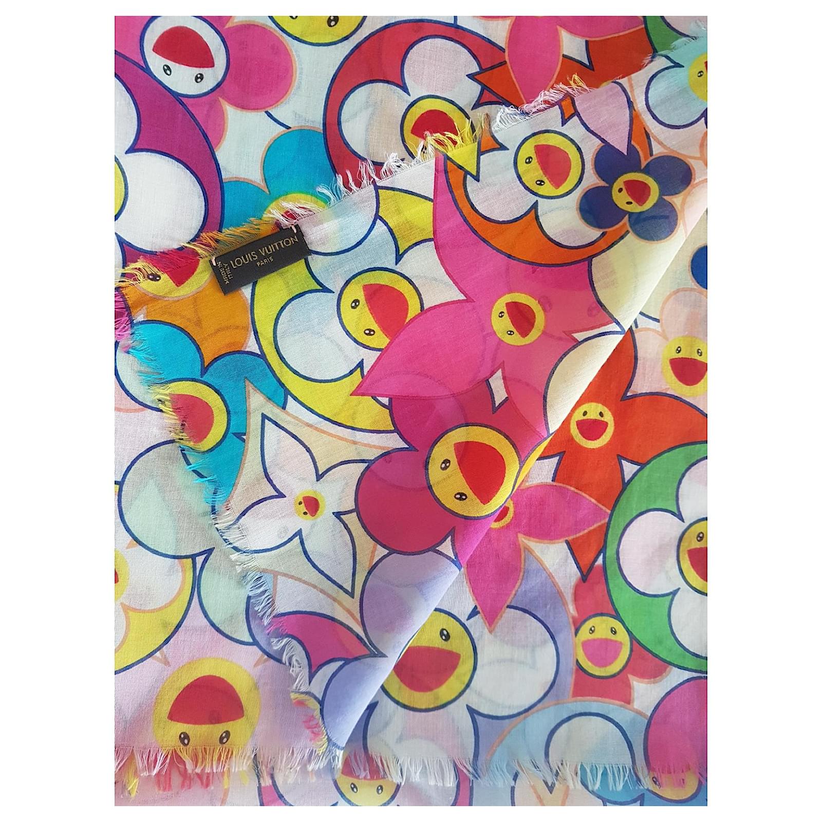 LOUIS VUITTON x Takashi Murakami Cosmic Blossom Multiple colors Cotton  ref.500666 - Joli Closet