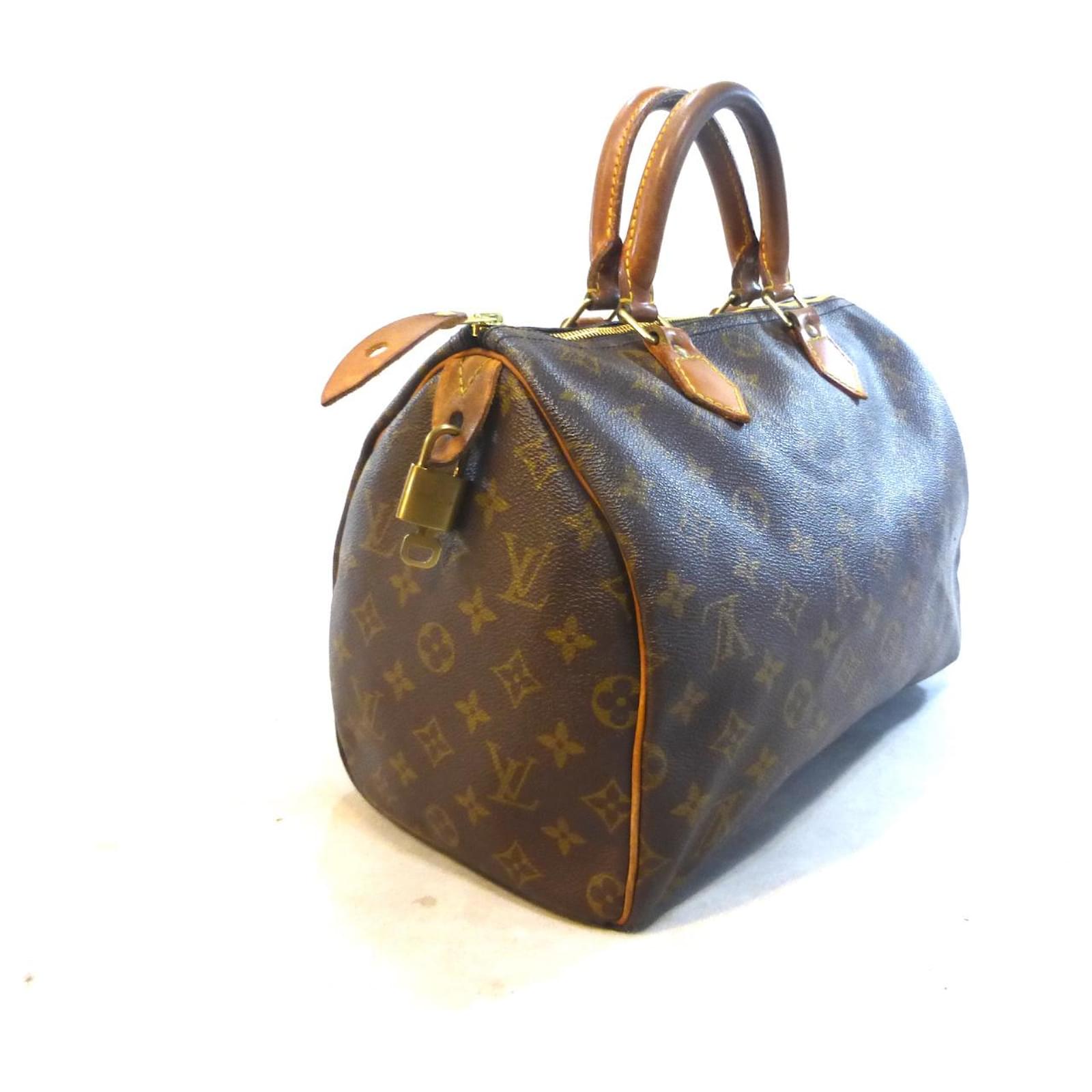 Louis Vuitton Speedy 30 Monogram Brown Leather ref.299192 - Joli