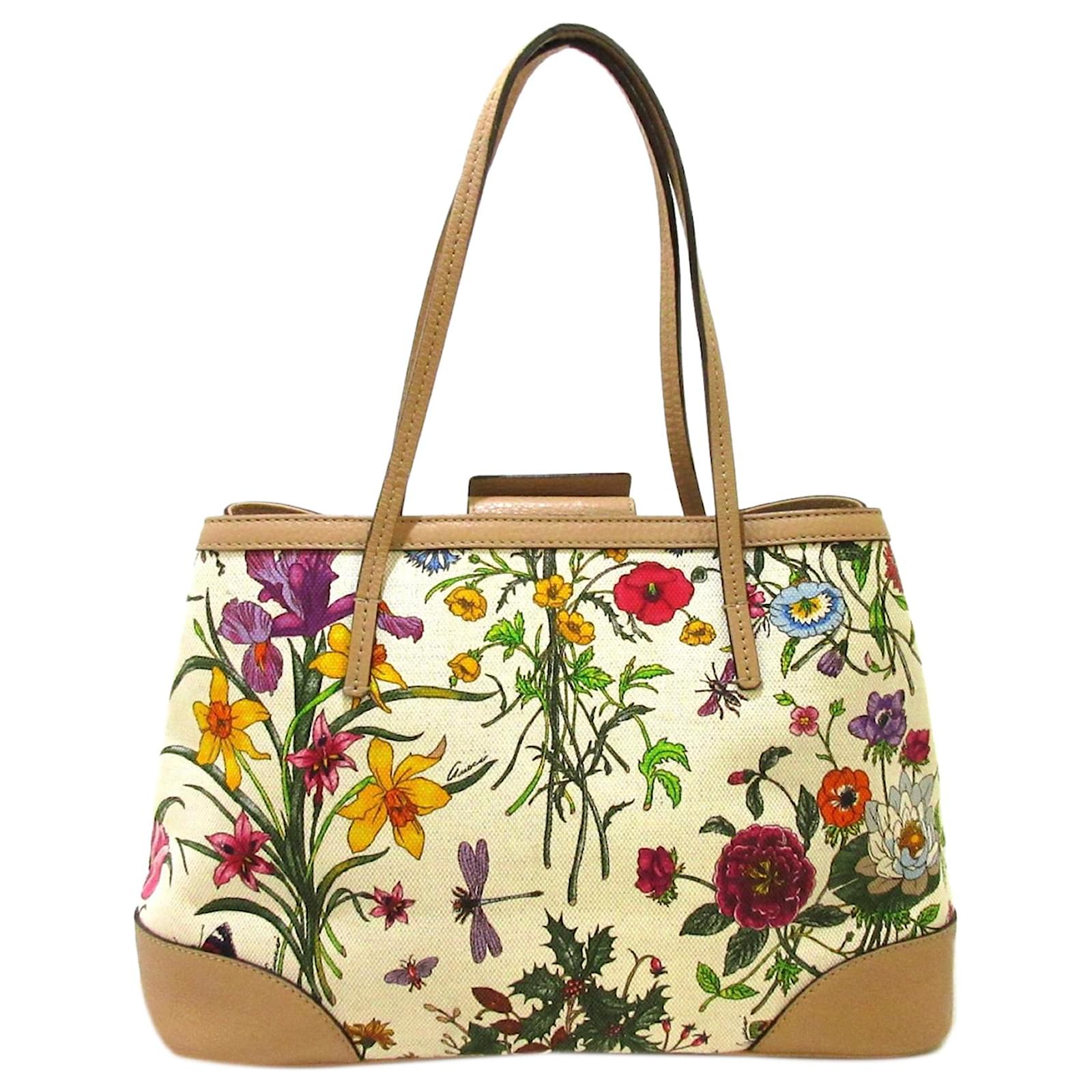 Gucci Canvas Floral Bag