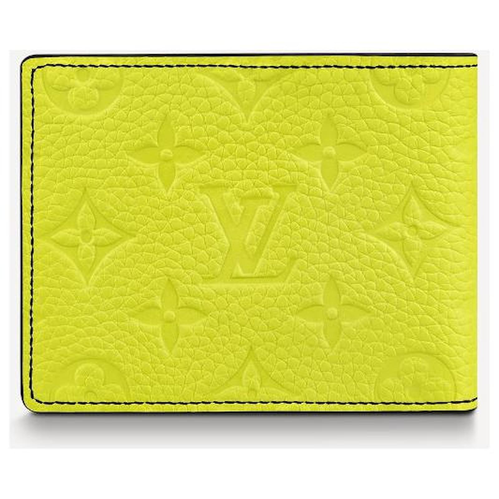 lv wallet yellow