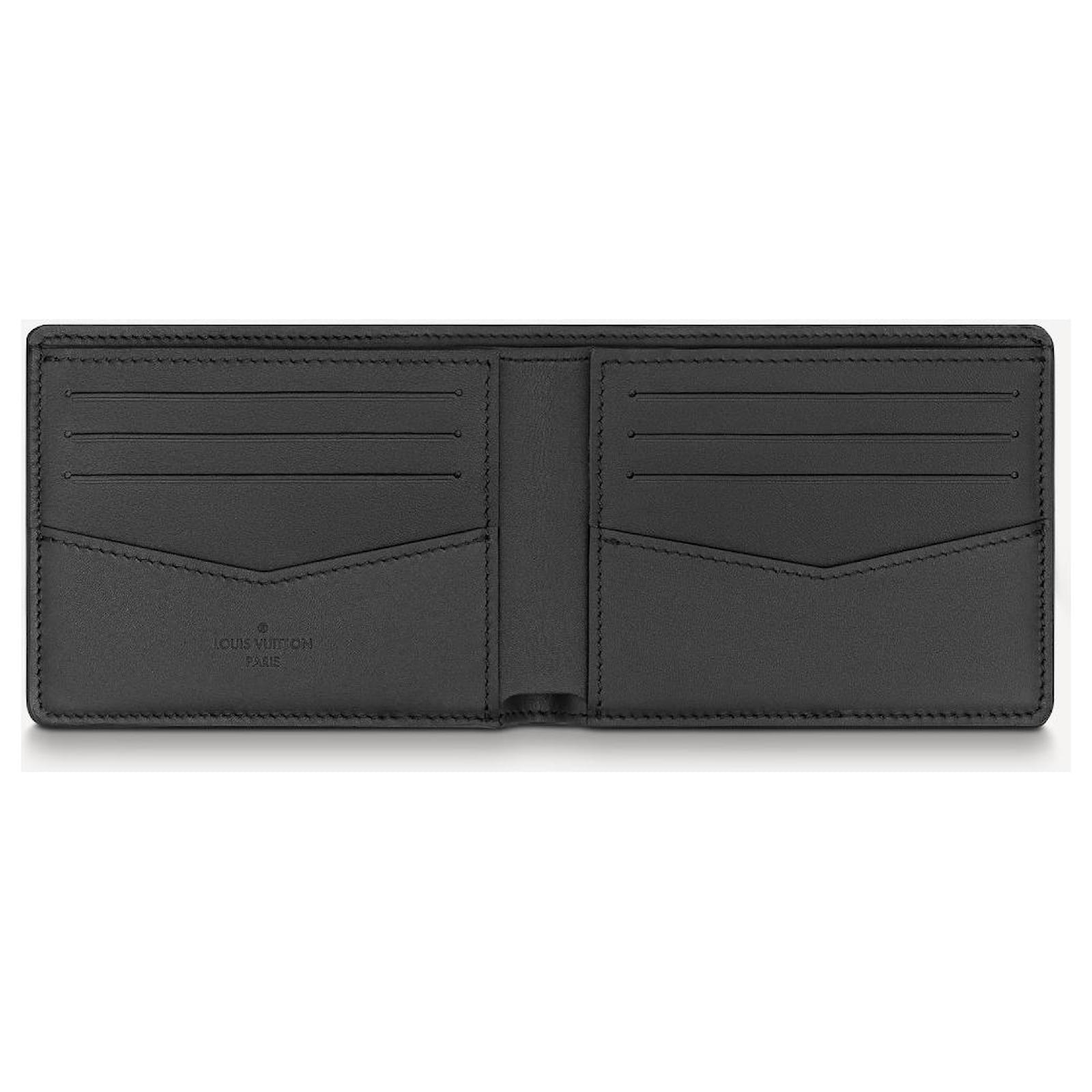 Louis Vuitton LV Slender wallet new Grey Leather ref.226422 - Joli Closet