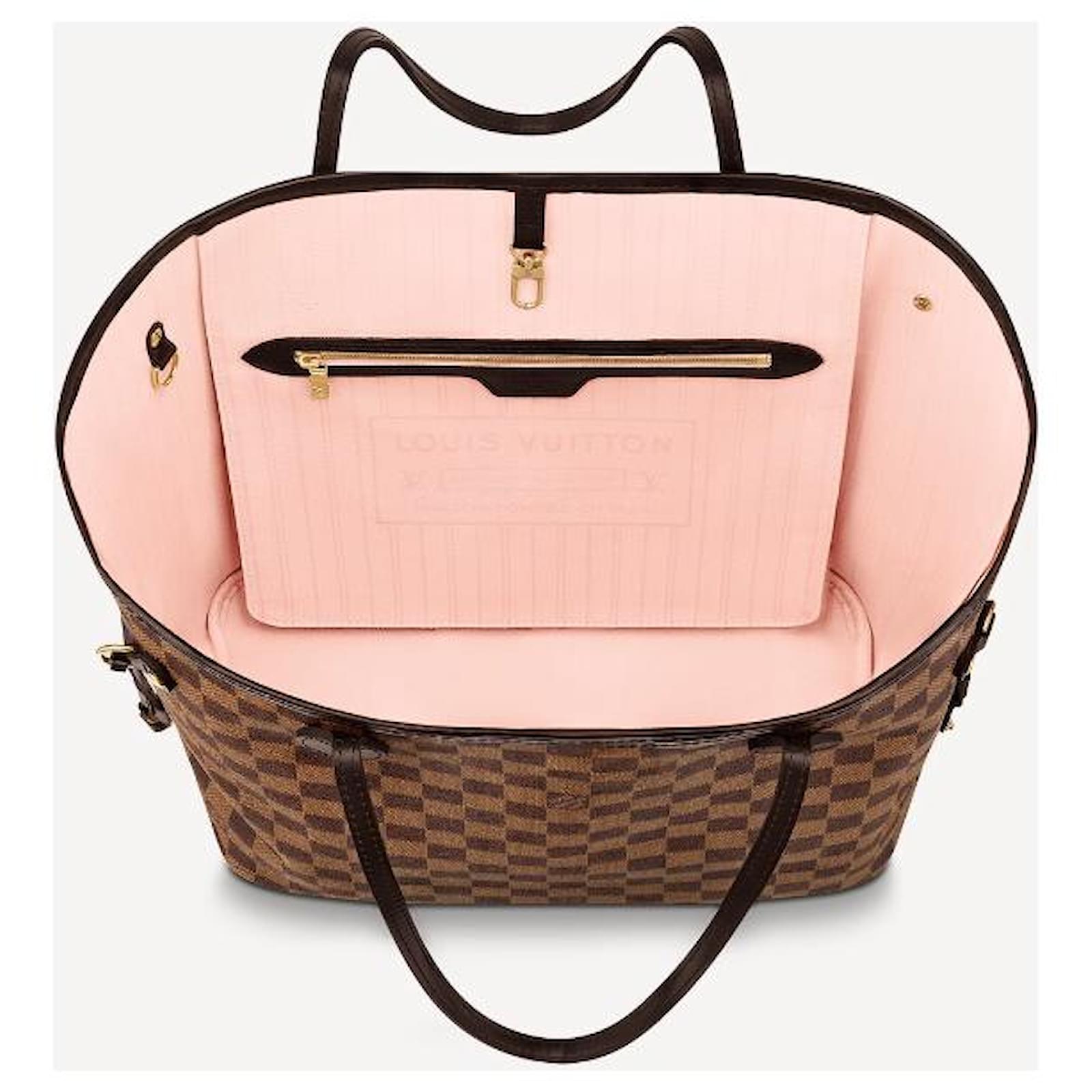 Louis Vuitton LV Neverfull MM damier with pink Brown ref.502608 - Joli  Closet