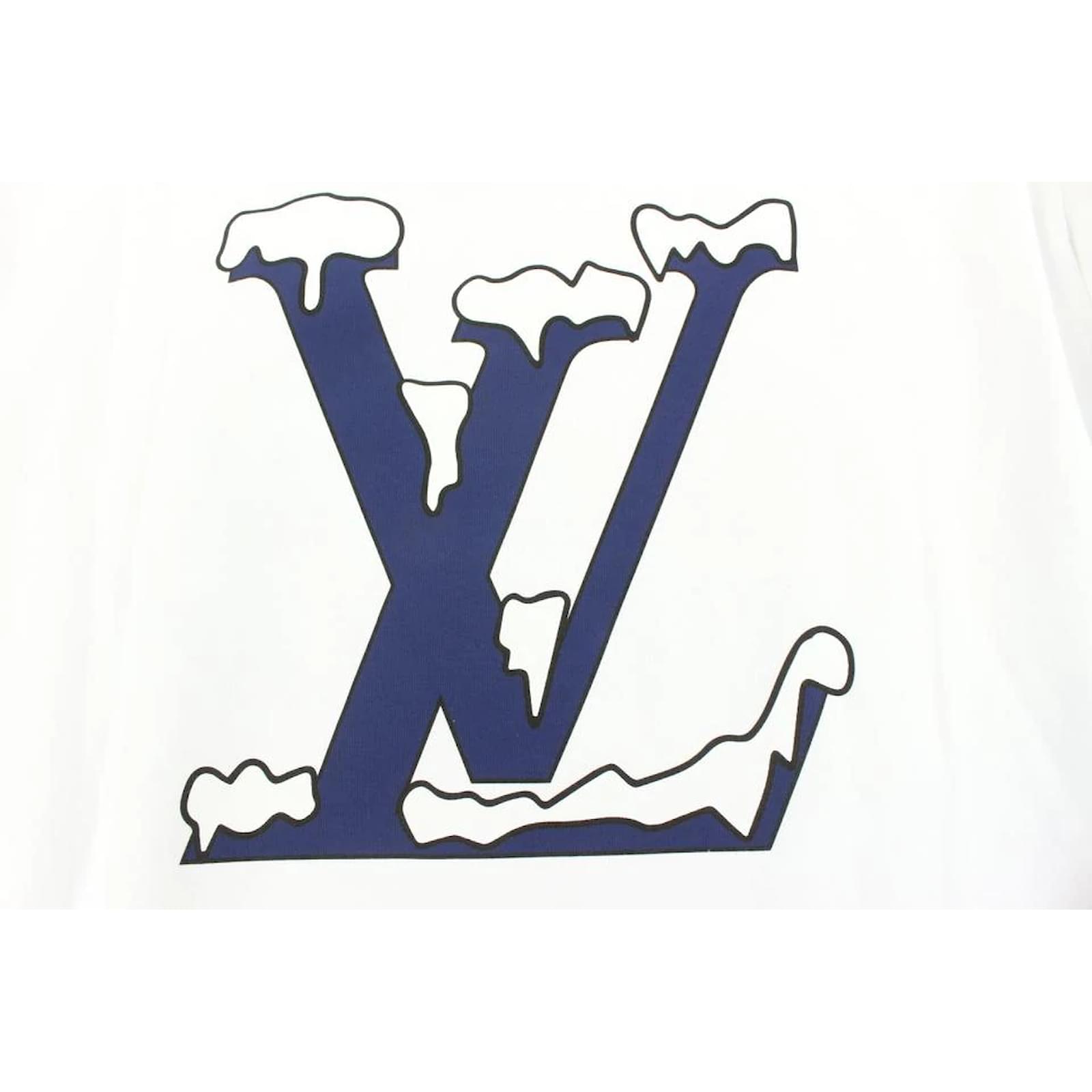 Men's XXL Virgil Abloh Snow LV Logo Do a Kickflip T-Shirt Tee