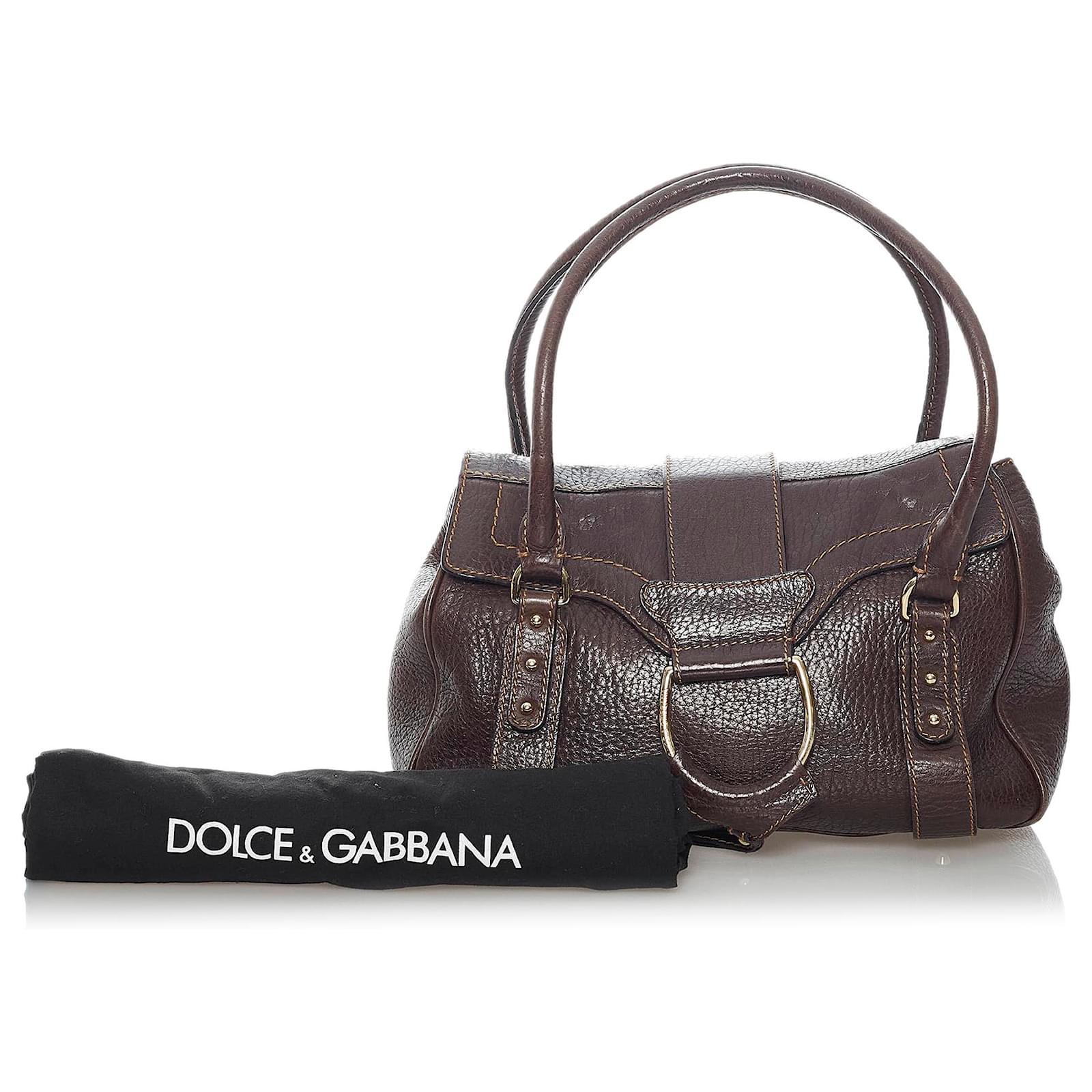 Dolce & Gabbana Dolce&Gabbana Brown Leather Shoulder Bag