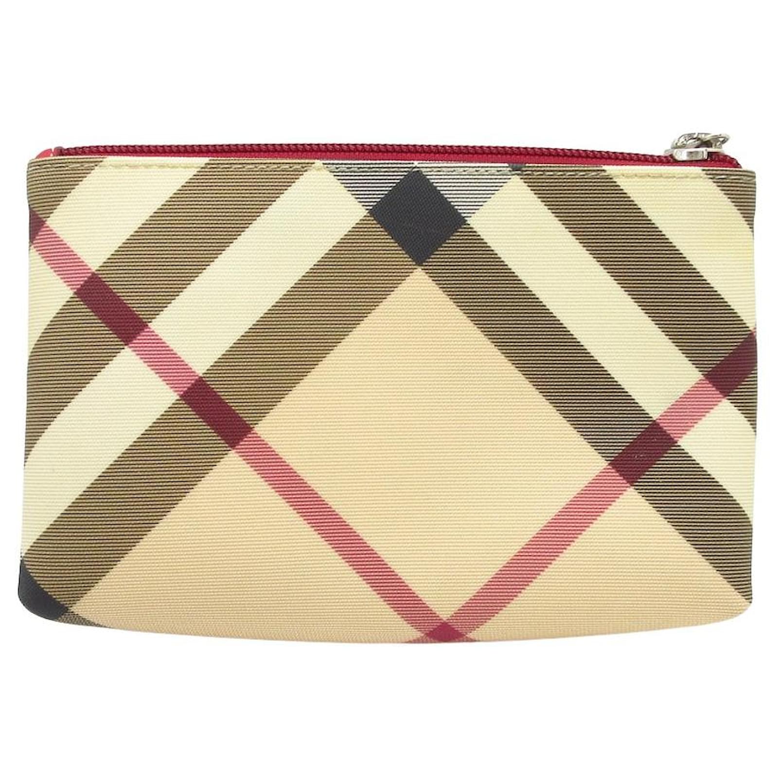 Kmia Boutique — BURBERRY SUPER NOVA CHECK Zippered Coin Purse