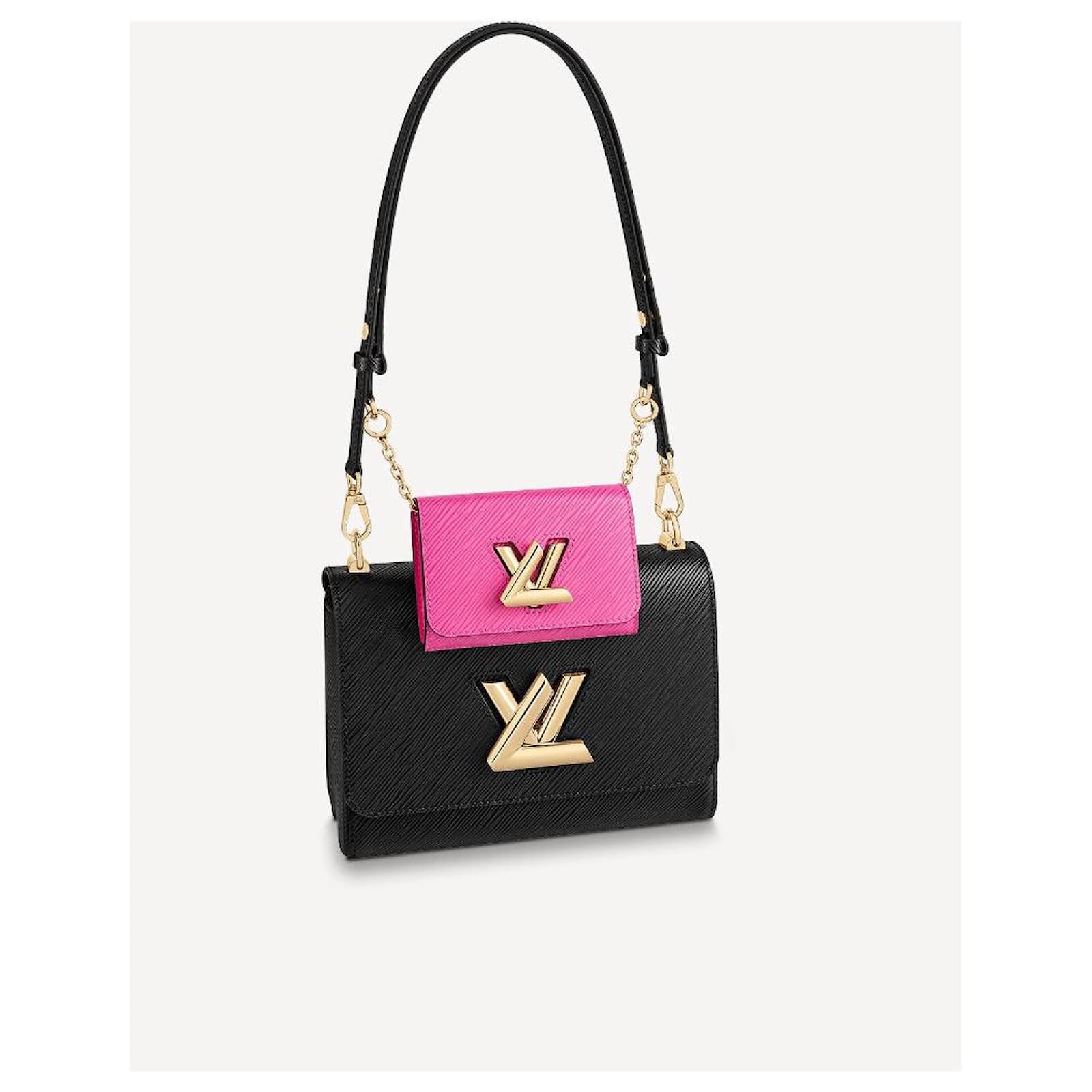 Louis Vuitton Crafty Twist MM Black in Epi Grained Leather with