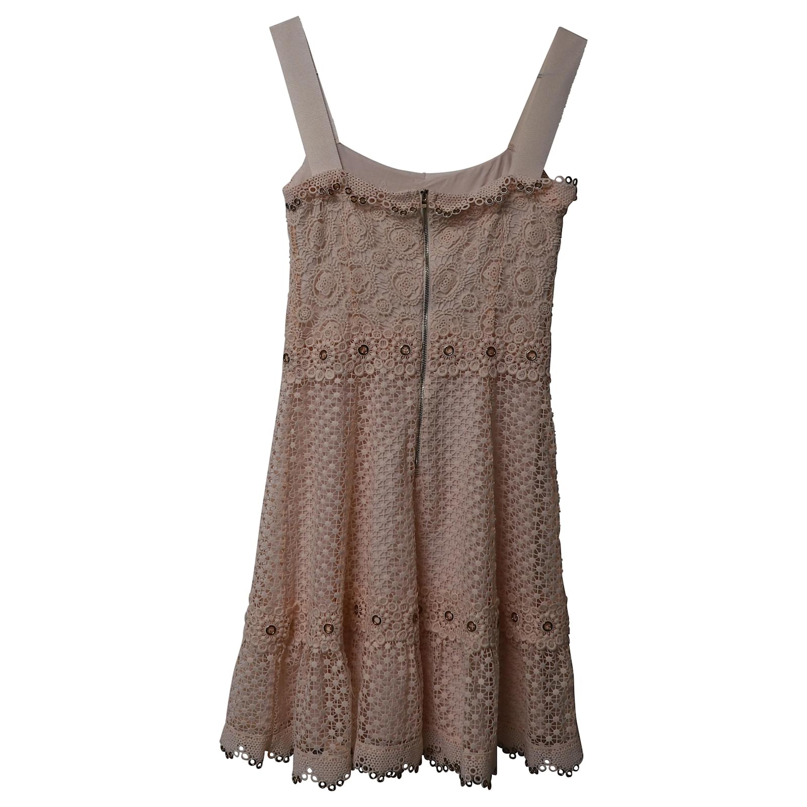 Maje Rosalina Eyelet-Embellished 
