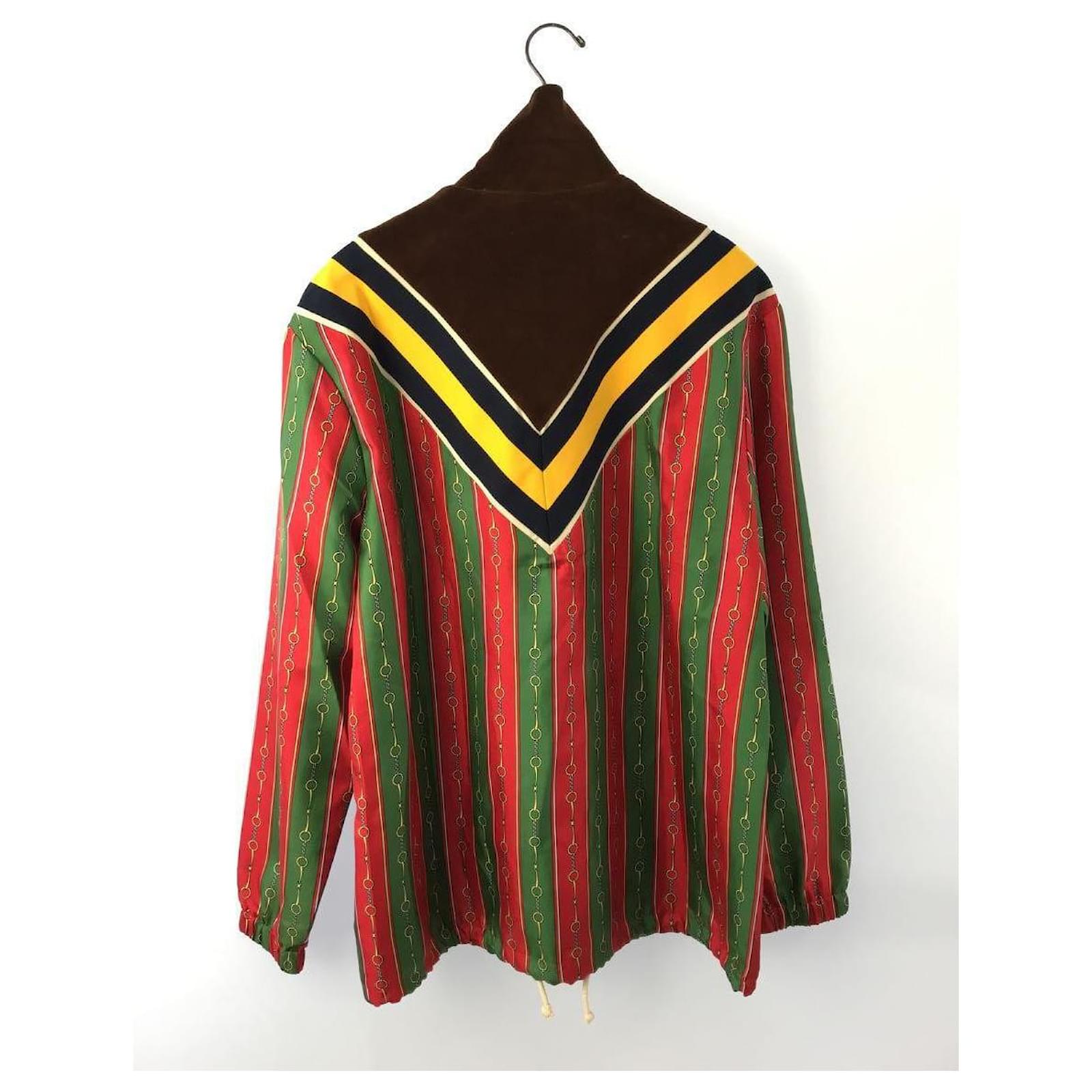 gucci 19SS / Giacca della tuta con motivo Chainlink Total Blouson / Giacca  / XL / Cotone / Multicolor / Fantasia totale Multicolore ref.504662 - Joli  Closet