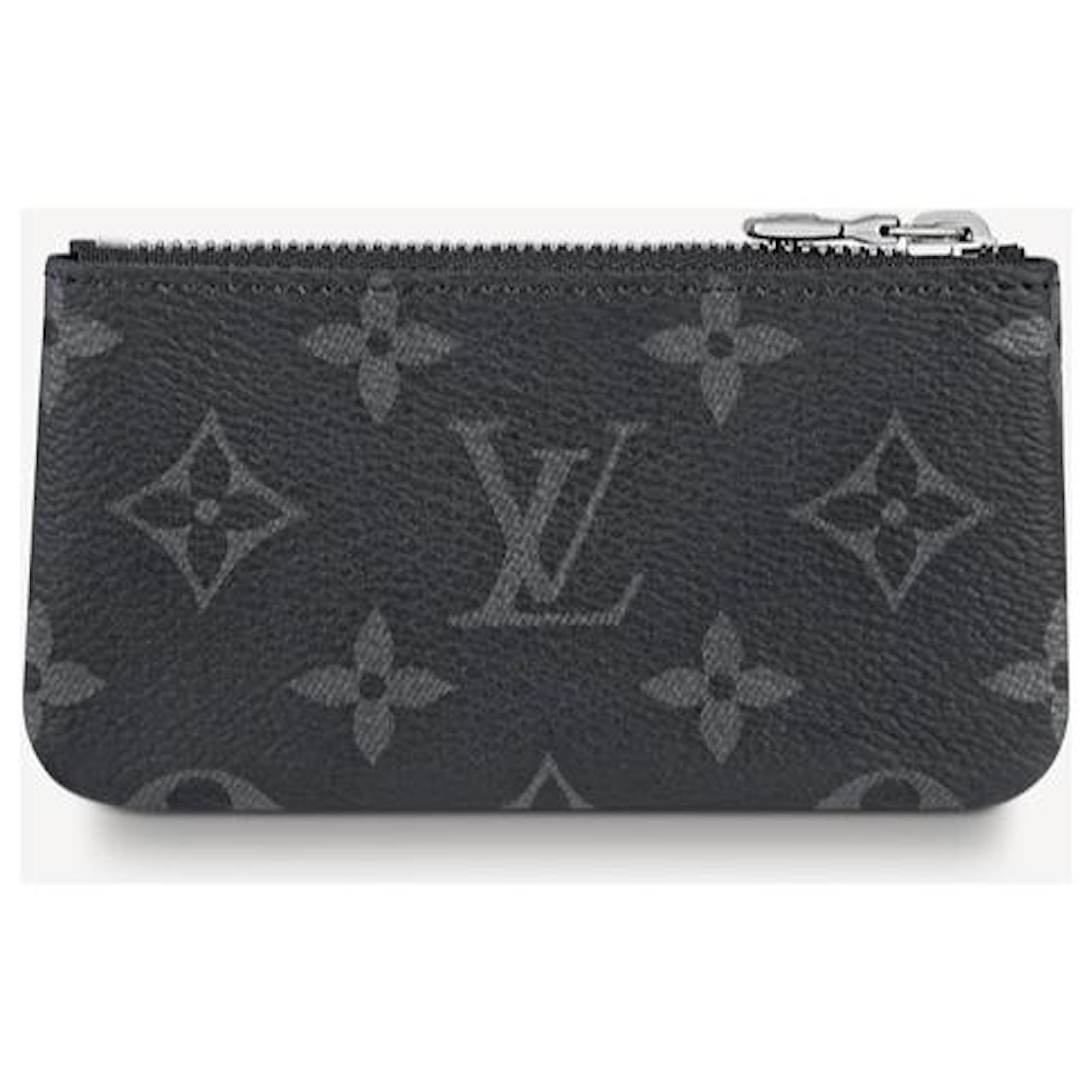 Louis Vuitton LV Keypouch eclipse Grey Leather ref.504717 - Joli Closet