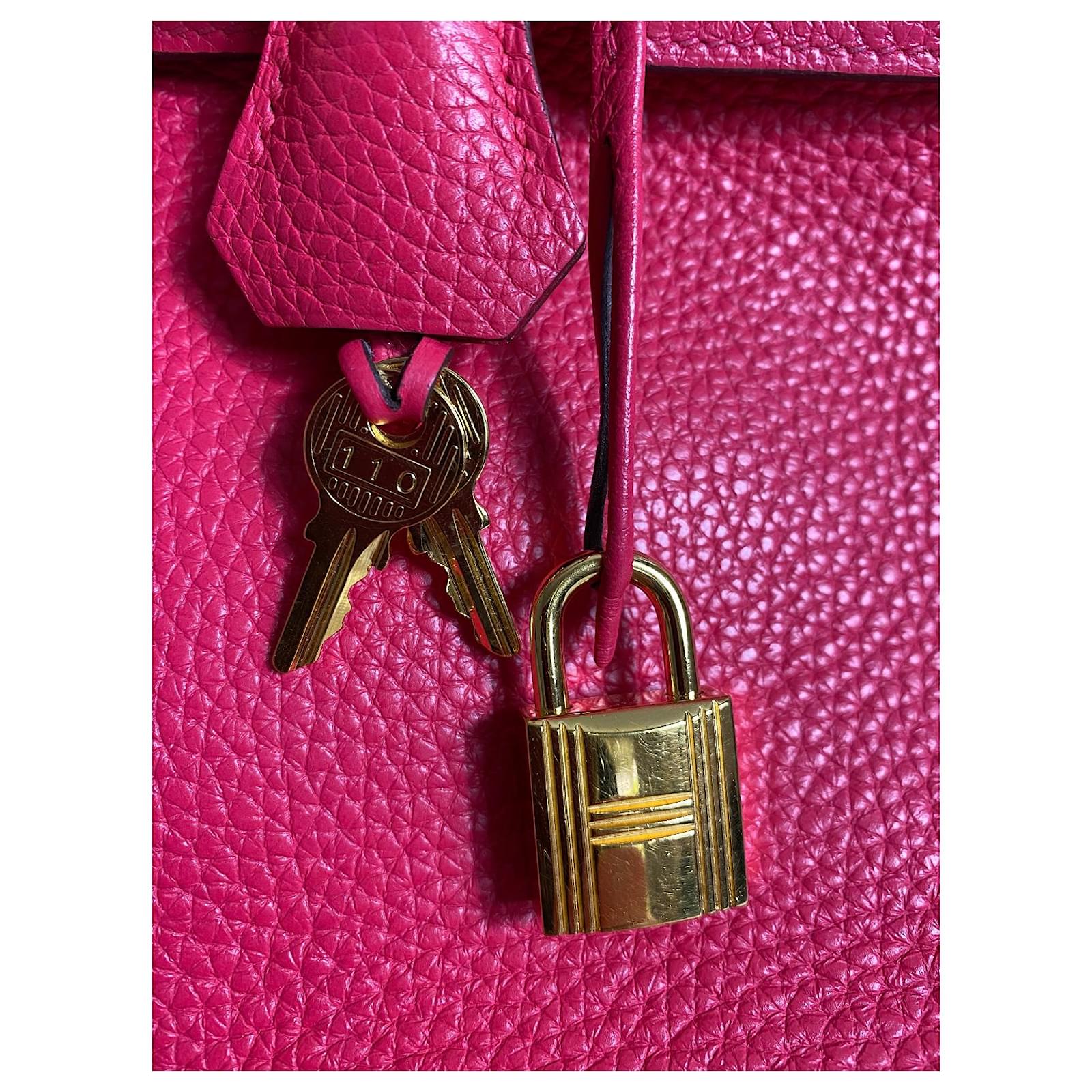 Hermès Sac 24/ 24 mini Pink Leather ref.884087 - Joli Closet