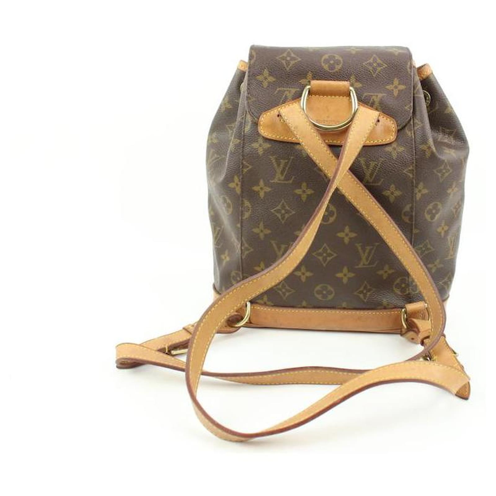 Louis Vuitton Monogram Montsouris MM Backpack Leather ref.504773 - Joli  Closet