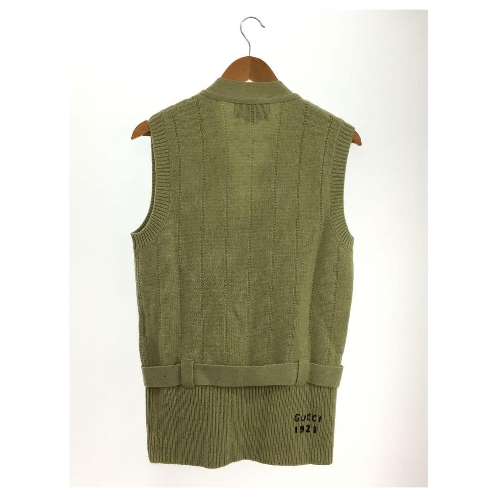 OLD GUCCI 70〜80s knit vest 48サイズ OLD GUCCI 70〜80s knit vest 48サイズ