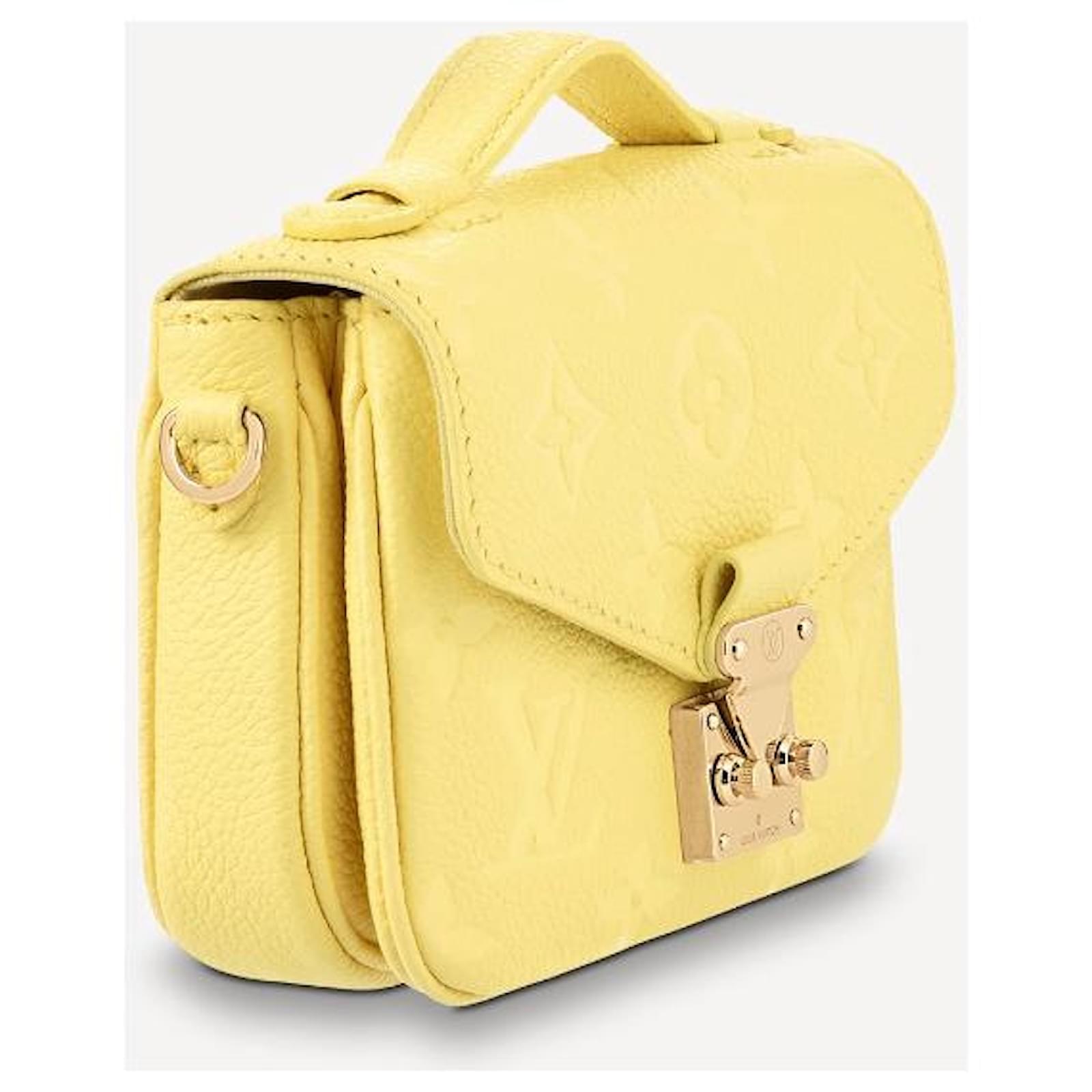 Louis Vuitton LV Micro Metis new Yellow Leather ref.505508 - Joli Closet