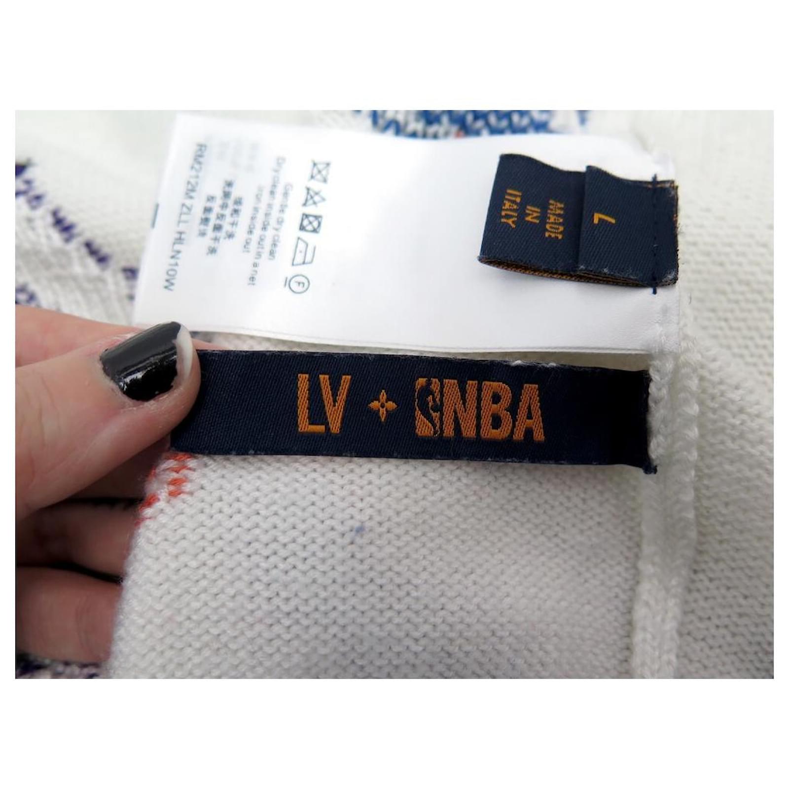Wool jumper Louis Vuitton X NBA Multicolour size L International in Wool -  27791505