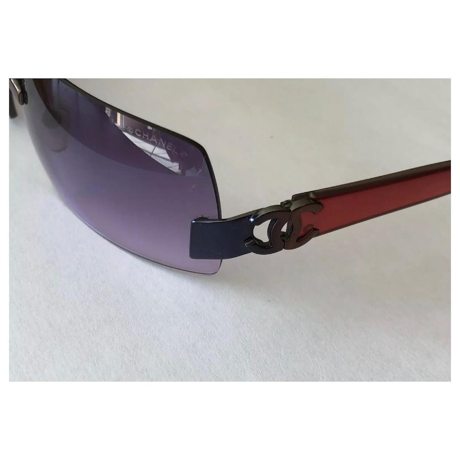 Vintage chanel sunglasses Pink Plastic ref.506603 - Joli Closet