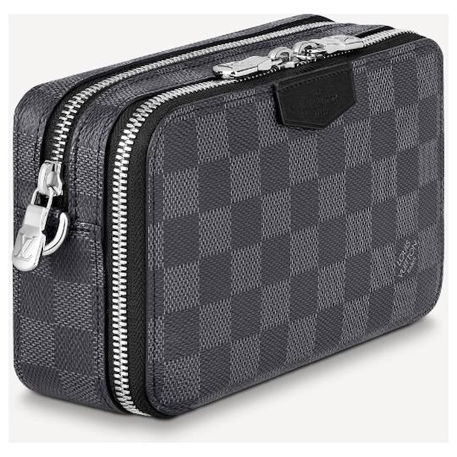 LOUIS VUITTON Gaston Wearable Wallet Damier Graphite Shoulder Bag