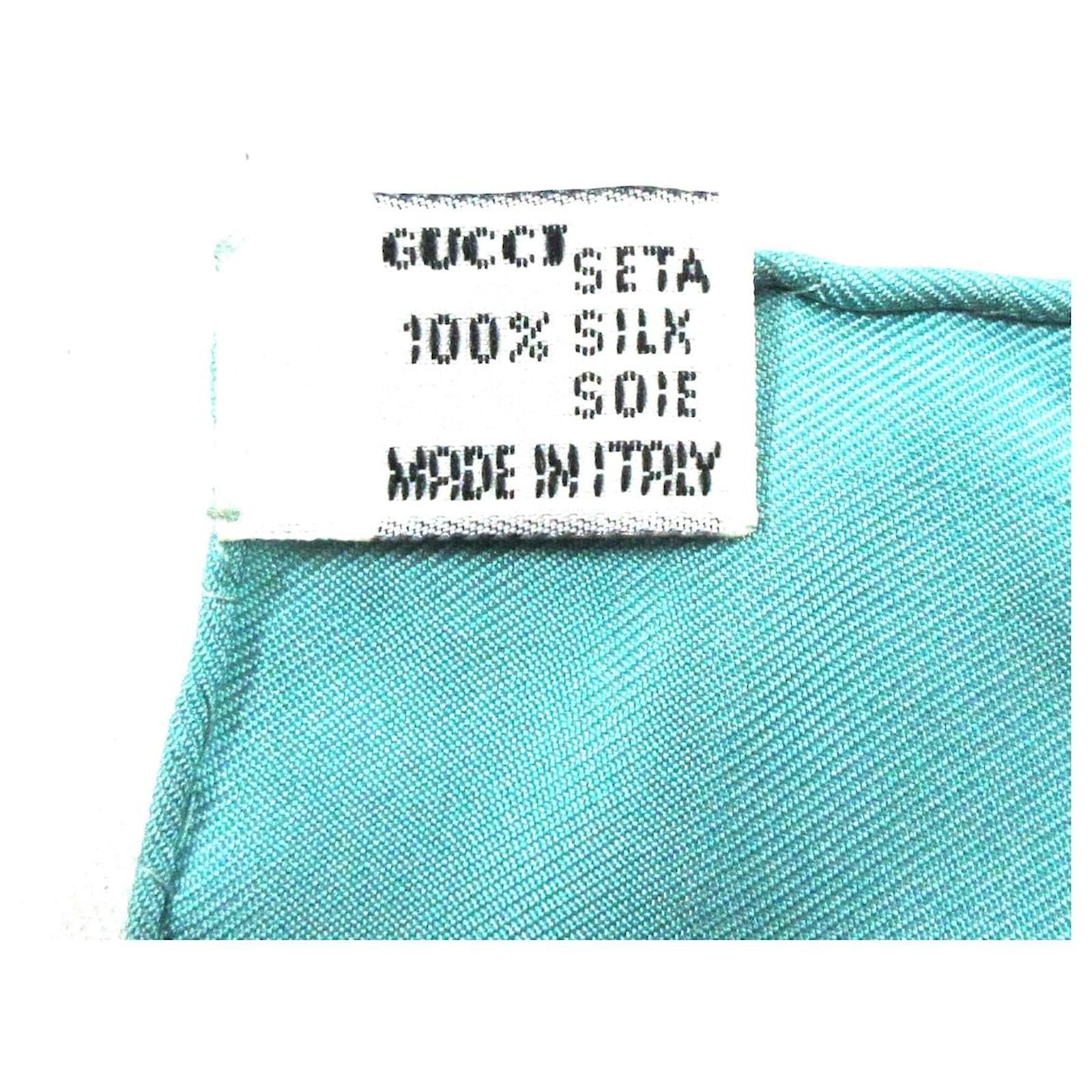 Gucci scarf Brown Silk ref.507000 Joli Closet