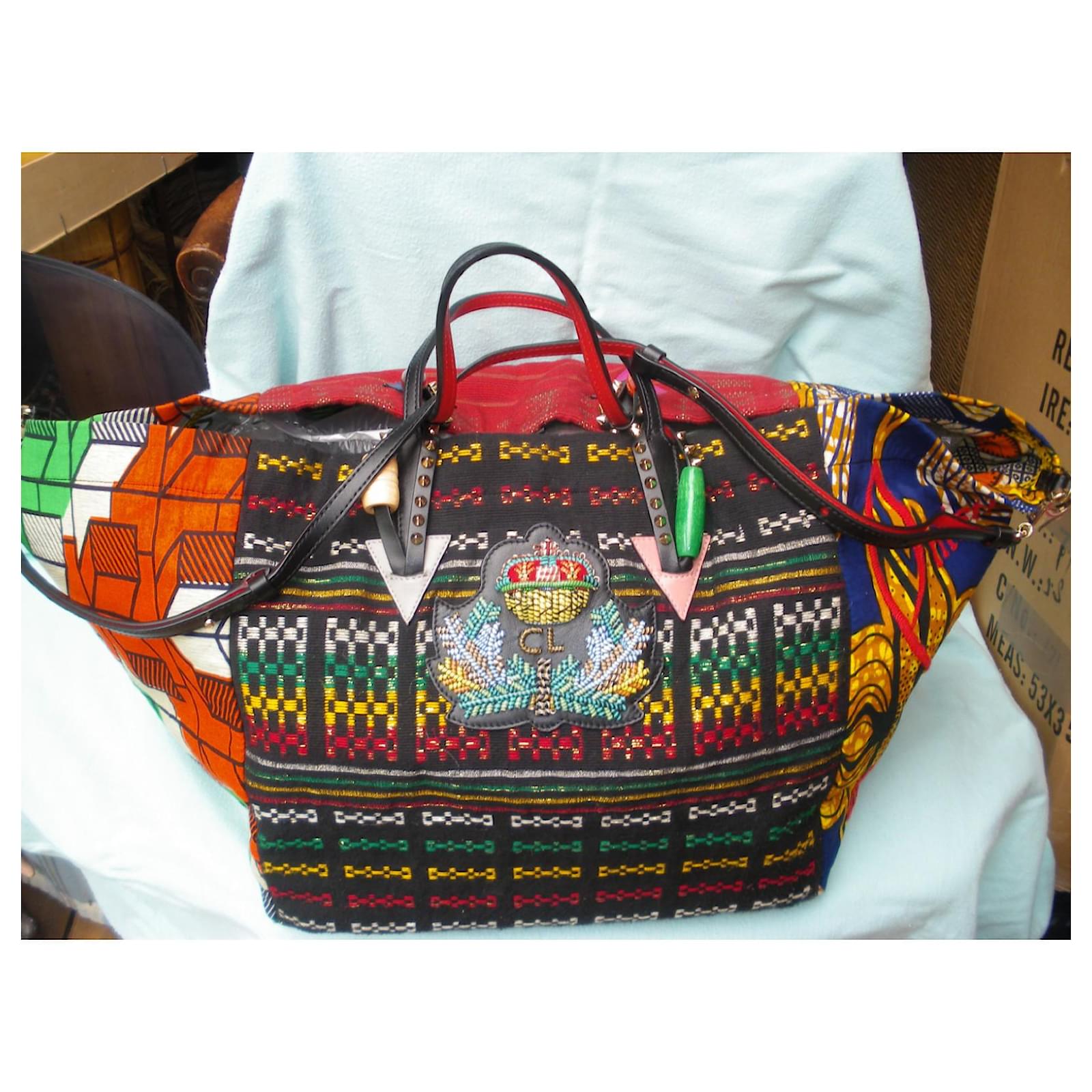 Christian Louboutin Handbags Multiple colors Cloth ref.507423