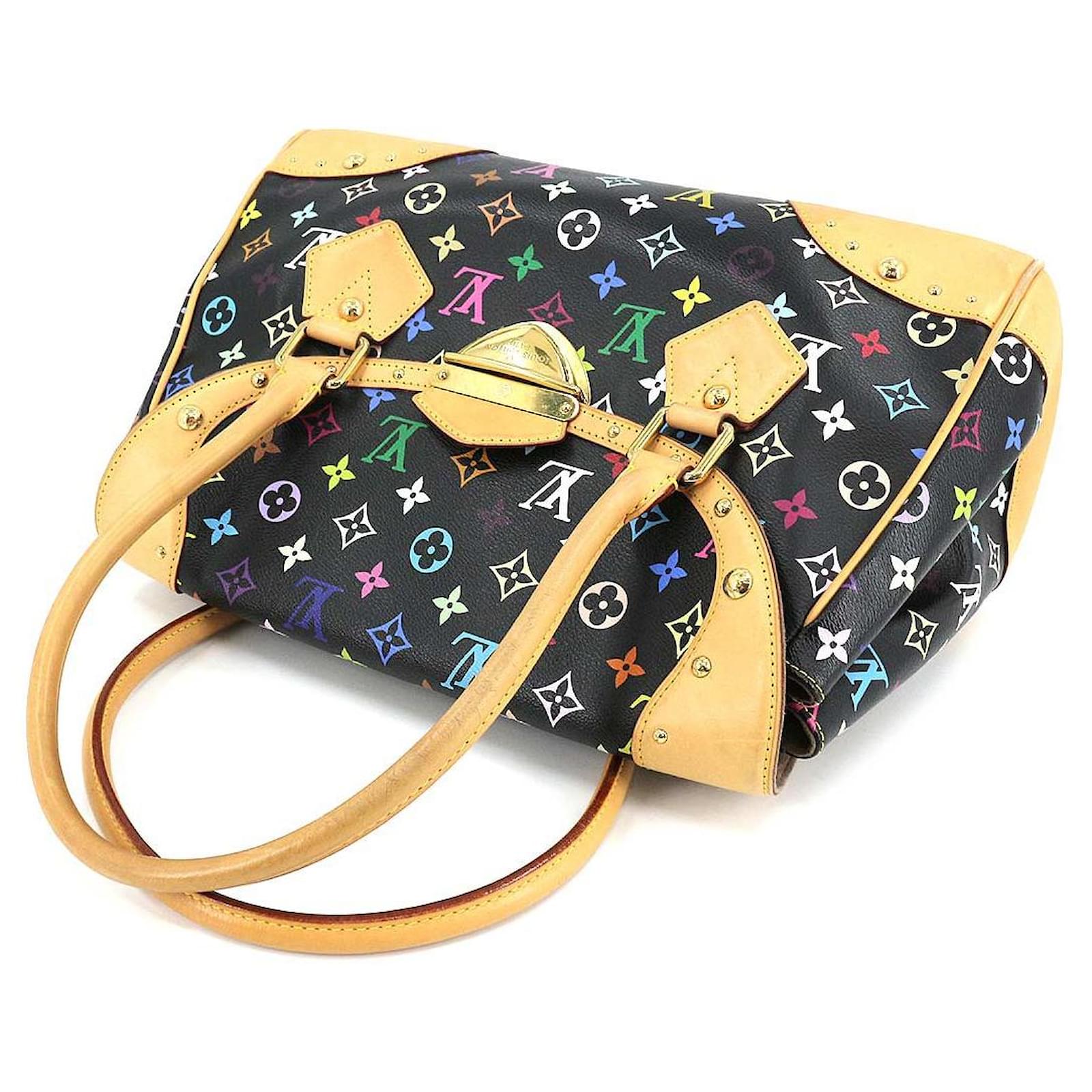 Used] Louis Vuitton Monogram Multicolor Beverly GM Handbag Noir
