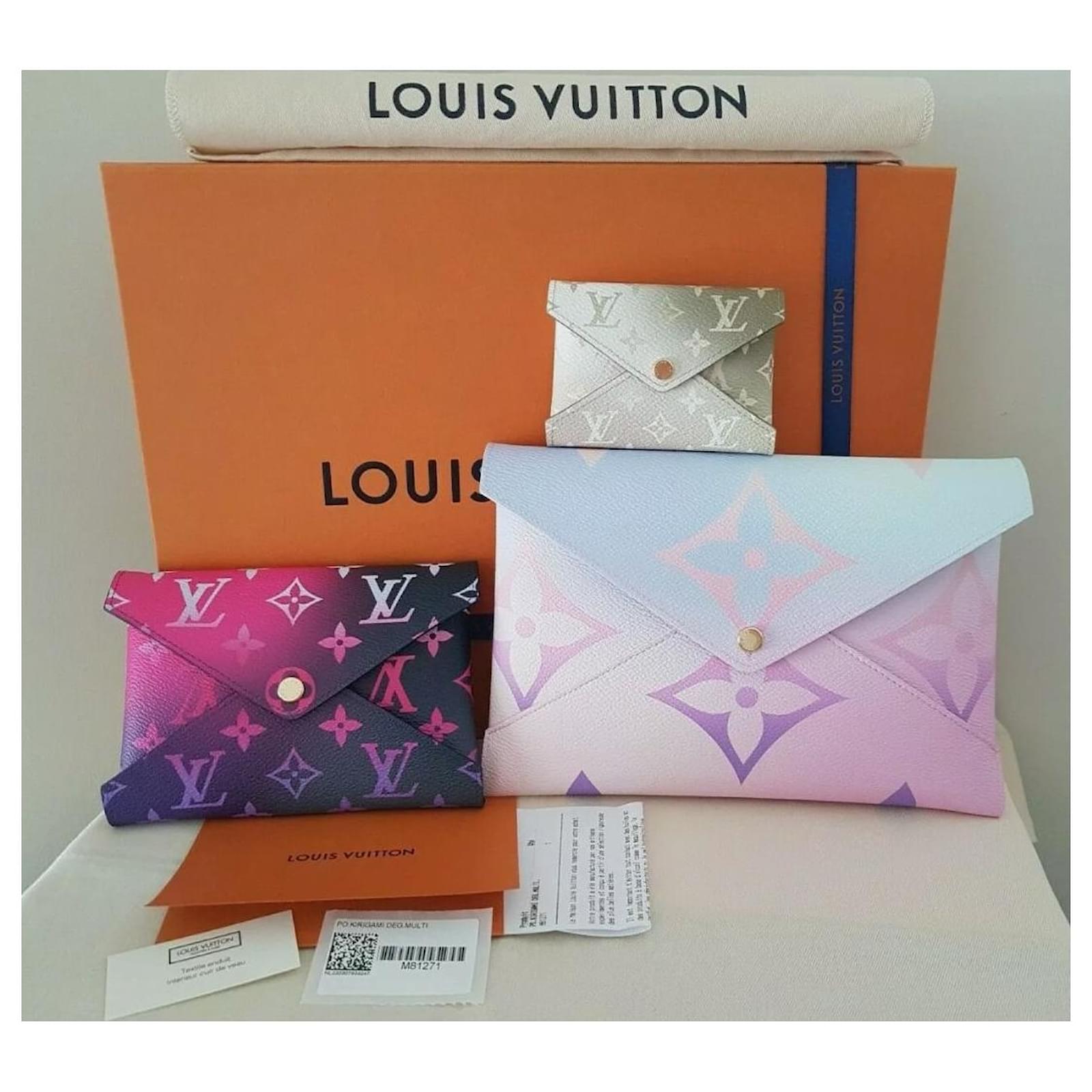 Louis Vuitton Pockets 3-in-1 Kirigami Spring Multiple colors Leather Cloth  ref.509028 - Joli Closet