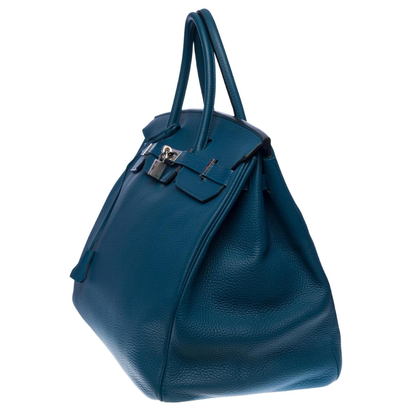 Hermès Stunning Hermes Birkin handbag 40 cm in cobalt blue Togo
