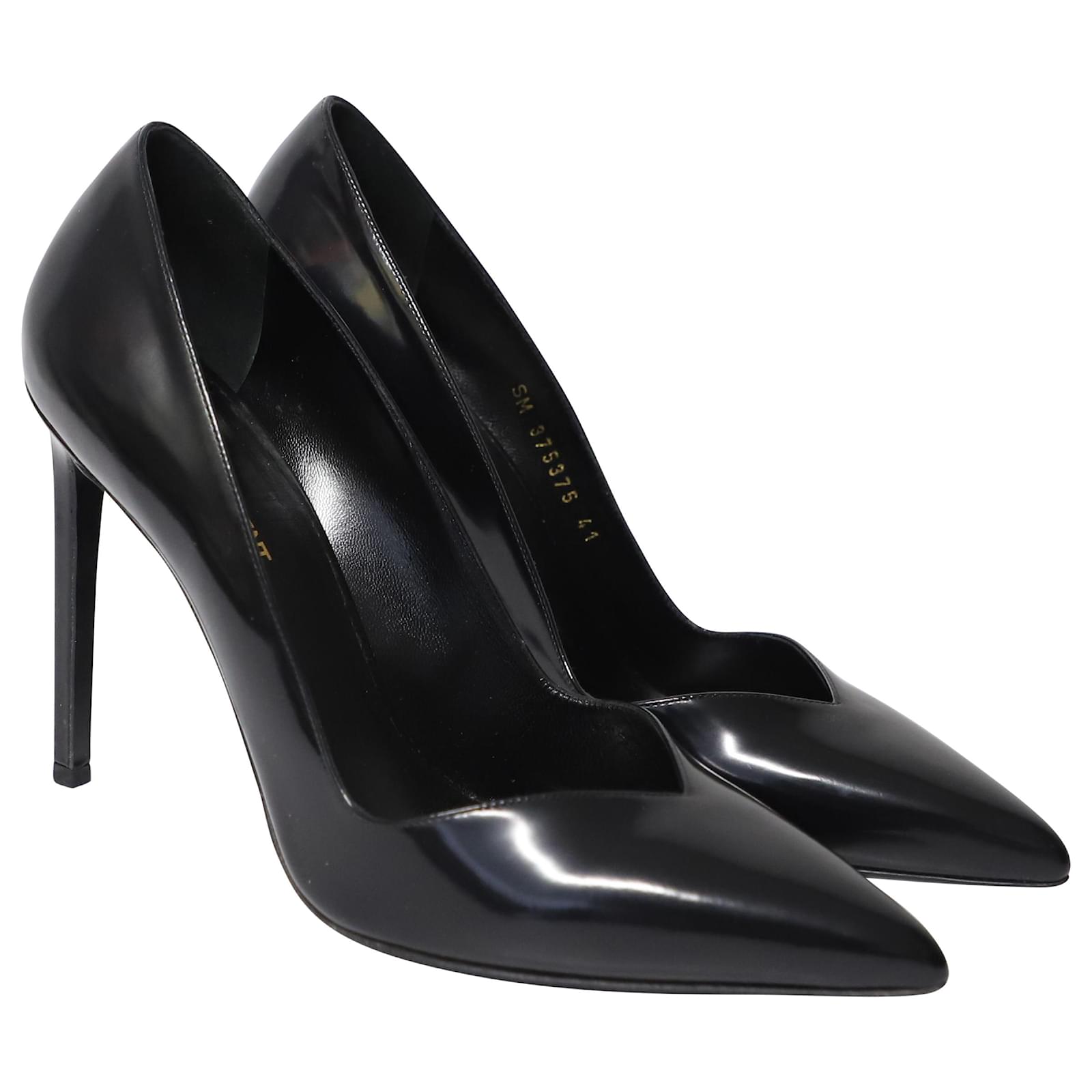 saint laurent pointed toe pumps