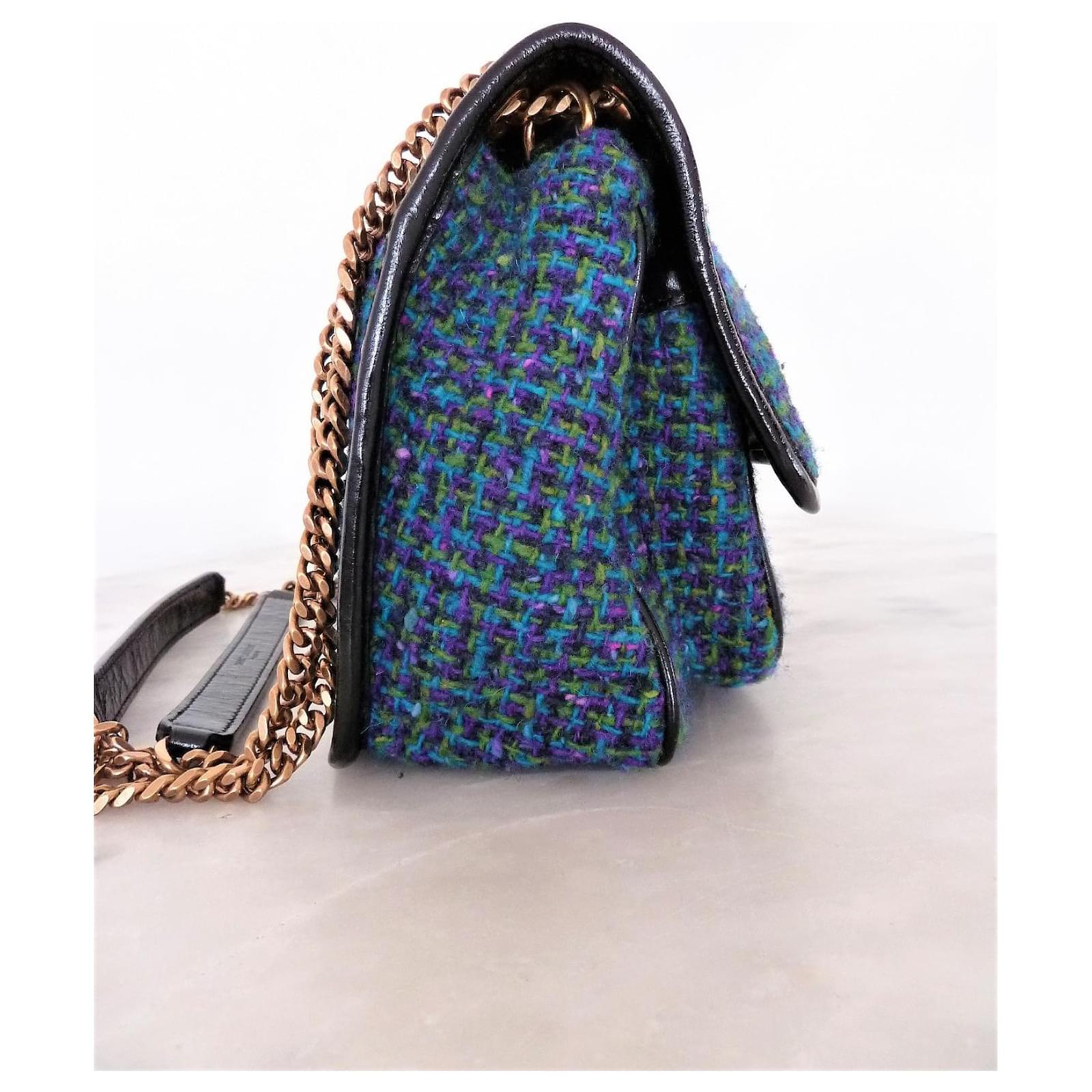 SAINT LAURENT YSL Niki Baby Tweed bag Multiple colors ref.510912 - Joli  Closet
