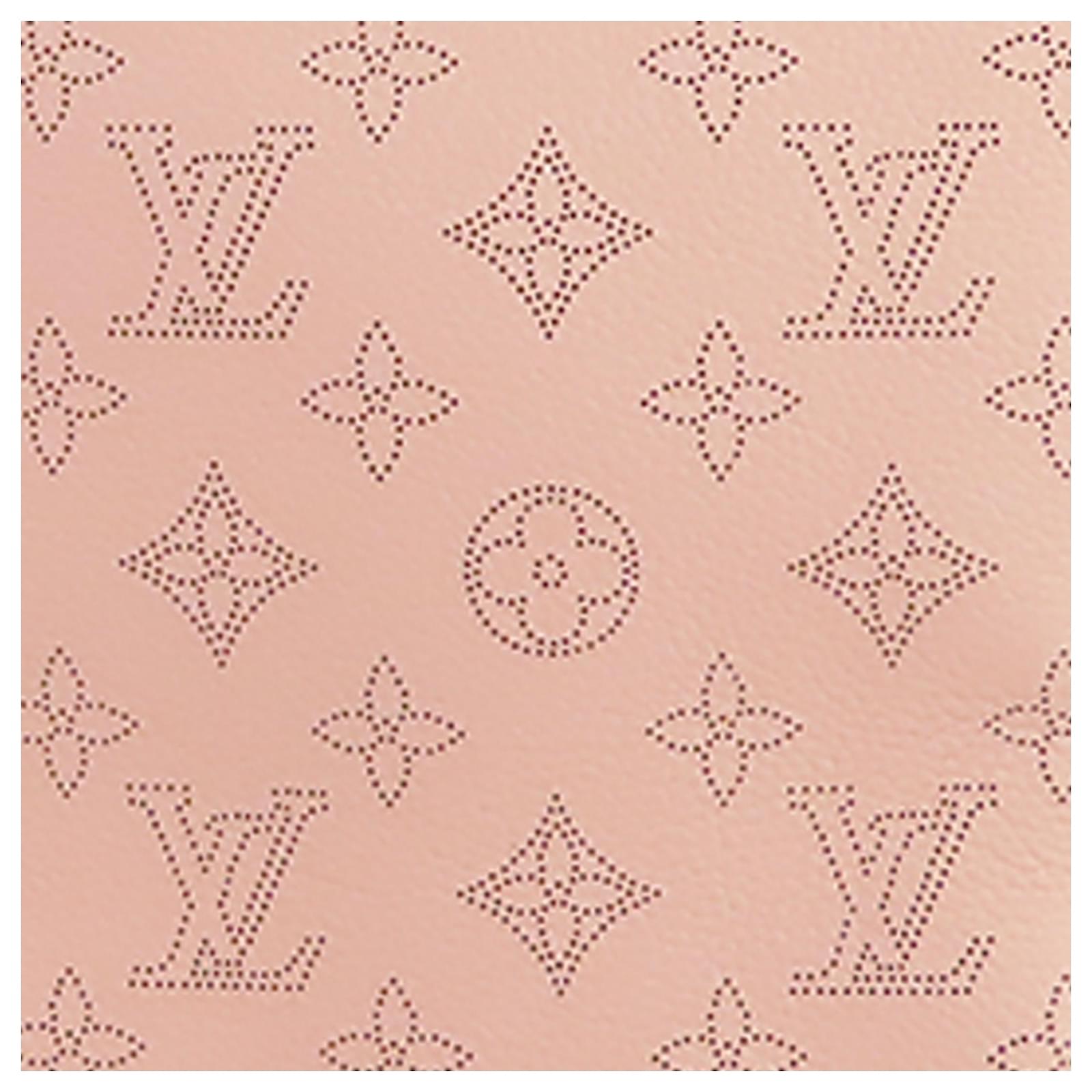 Louis Vuitton Pink Mahina Babylone BB Leather Pony-style calfskin