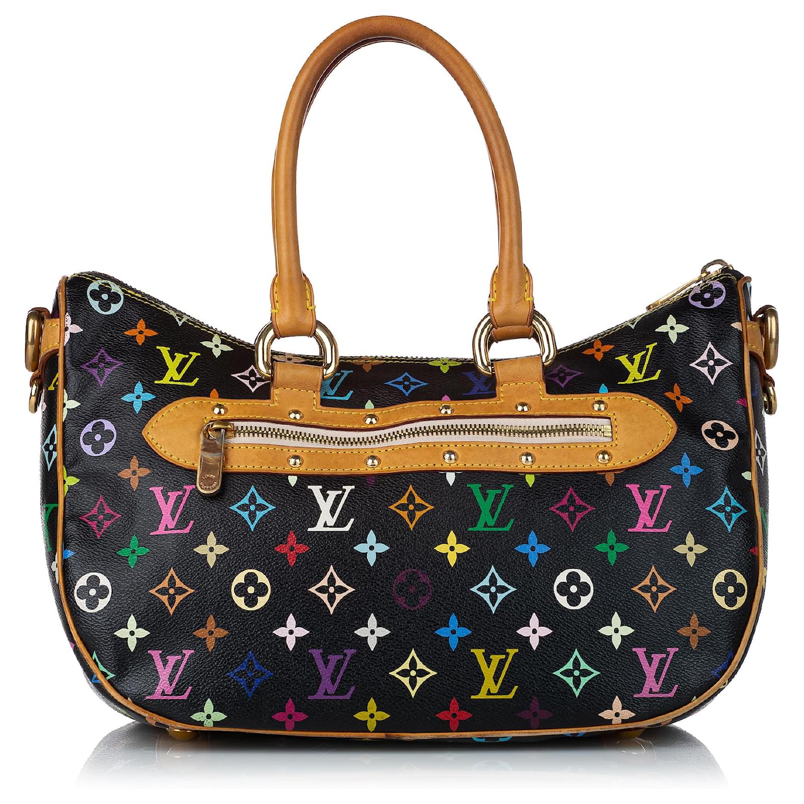 LOUIS VUITTON Monogram Multicolor Rita Black 1230650