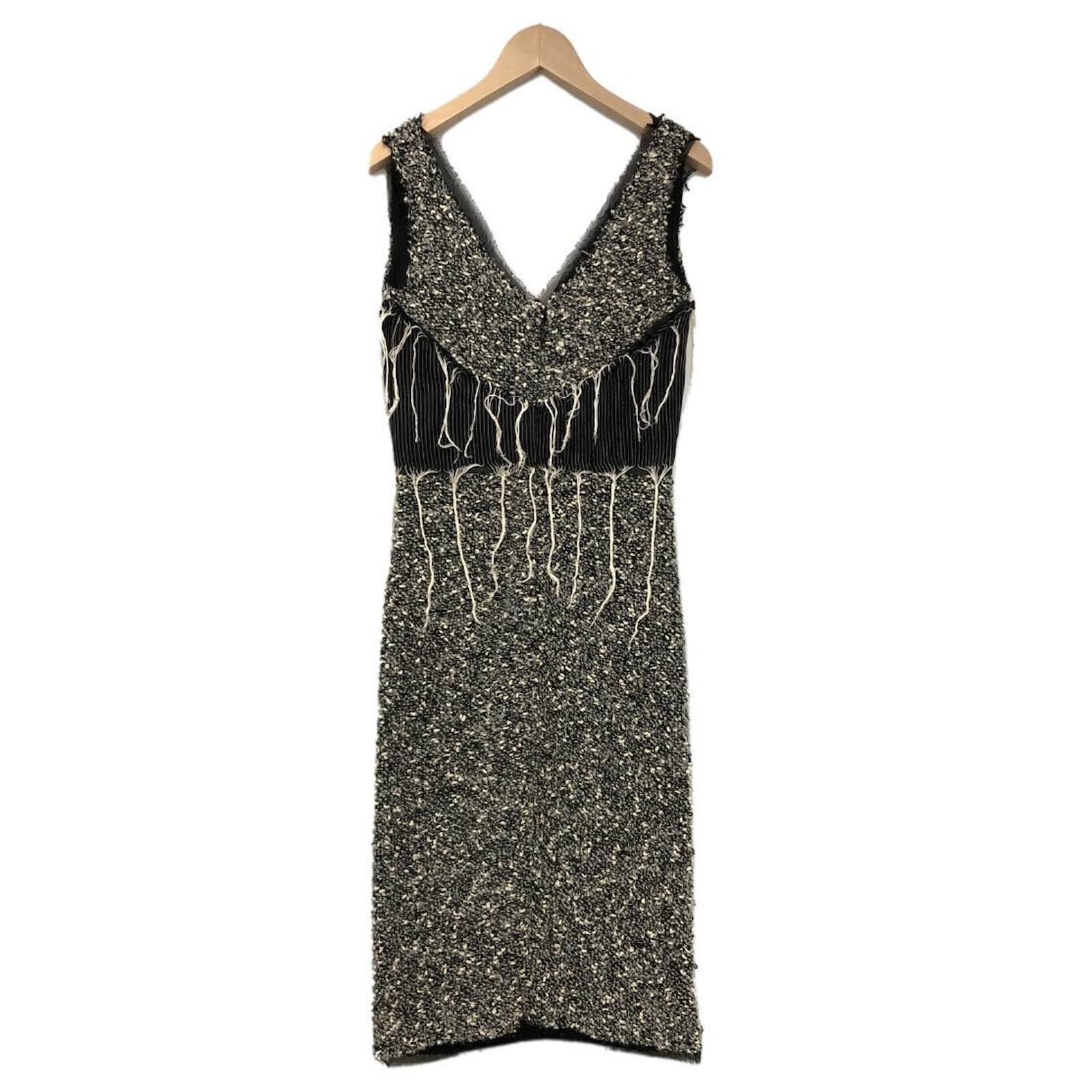 *[Used] Ermanno Scervino Sleeveless Dress Ladies SIZE 38 (S)