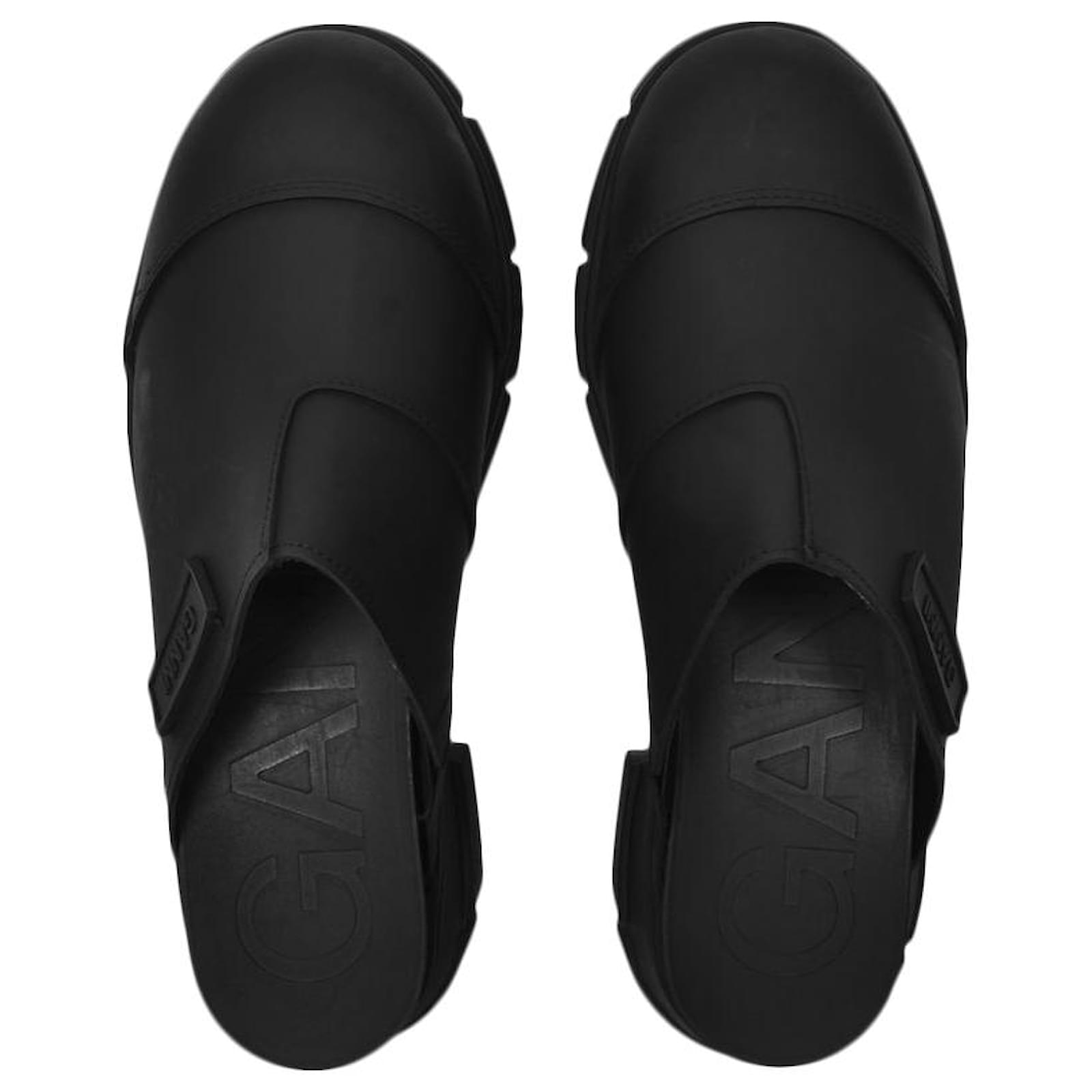 Ganni Clog in Black Recycled Rubber ref.512649 Joli Closet