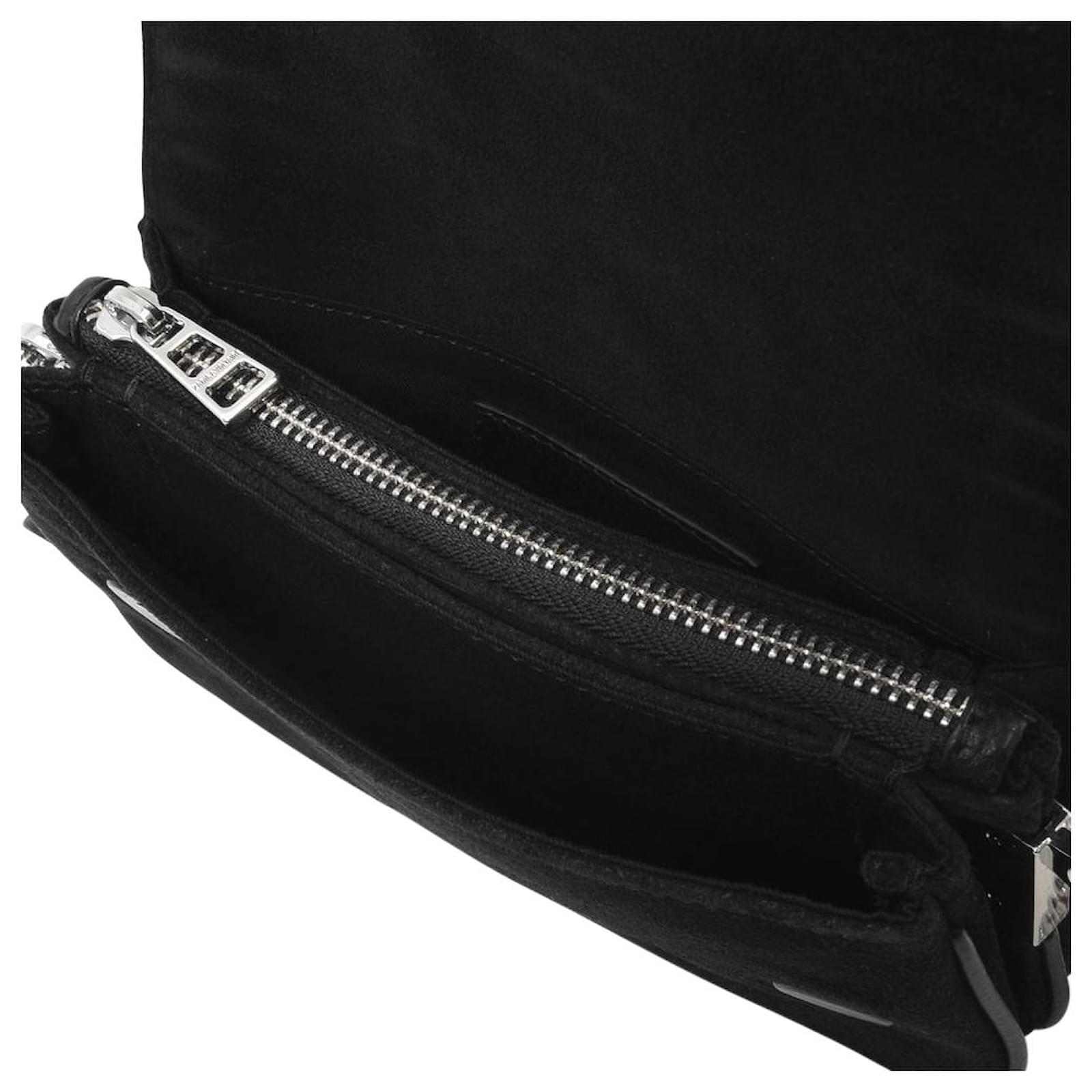 Zadig & Voltaire Rock Nano Novel Bag in Black Leather ref.357117