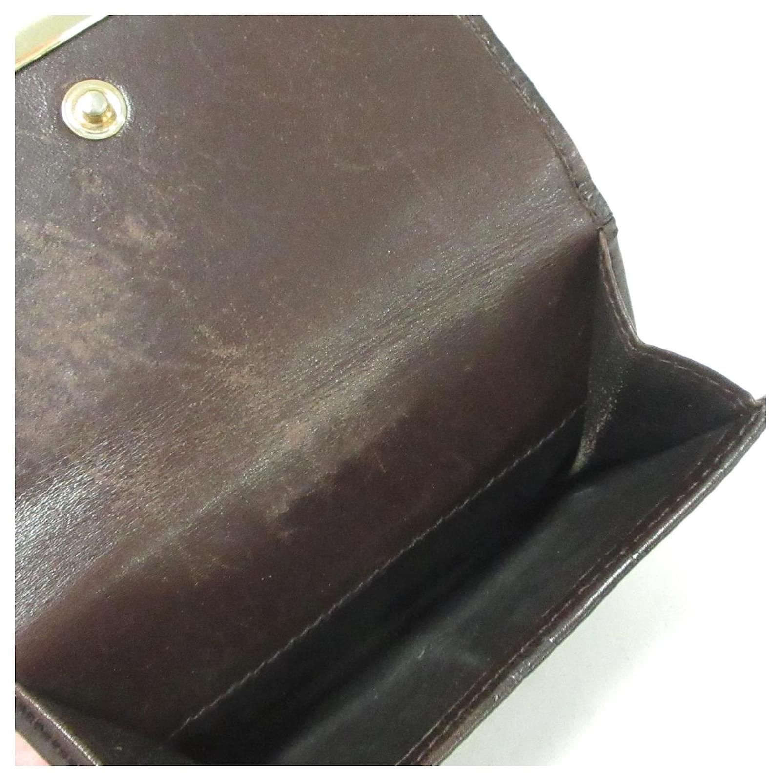Gucci Vintage black money clip wallet Leather ref.757460 - Joli Closet